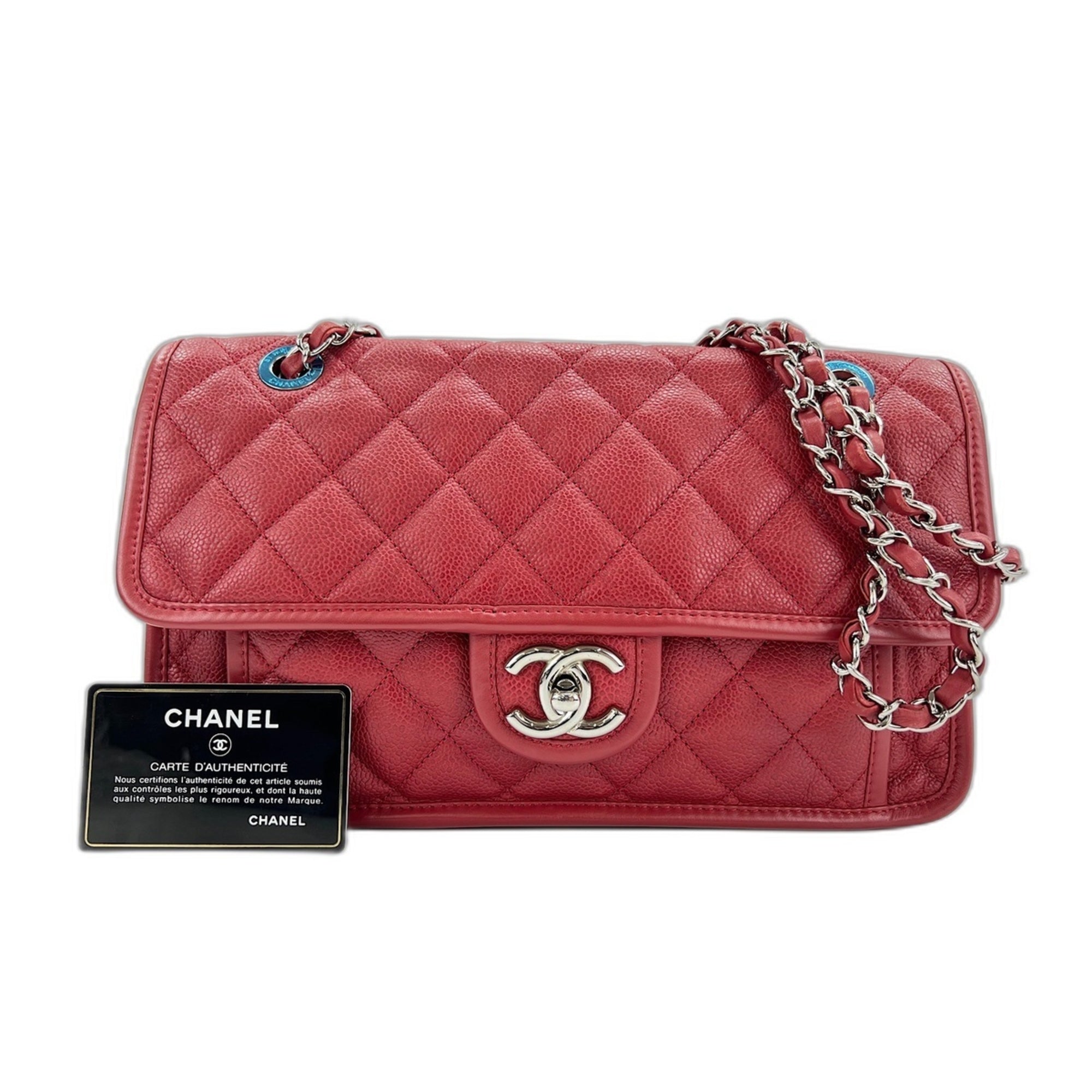 Chanel Red Color Shoulder Bag (Pre-Owned)