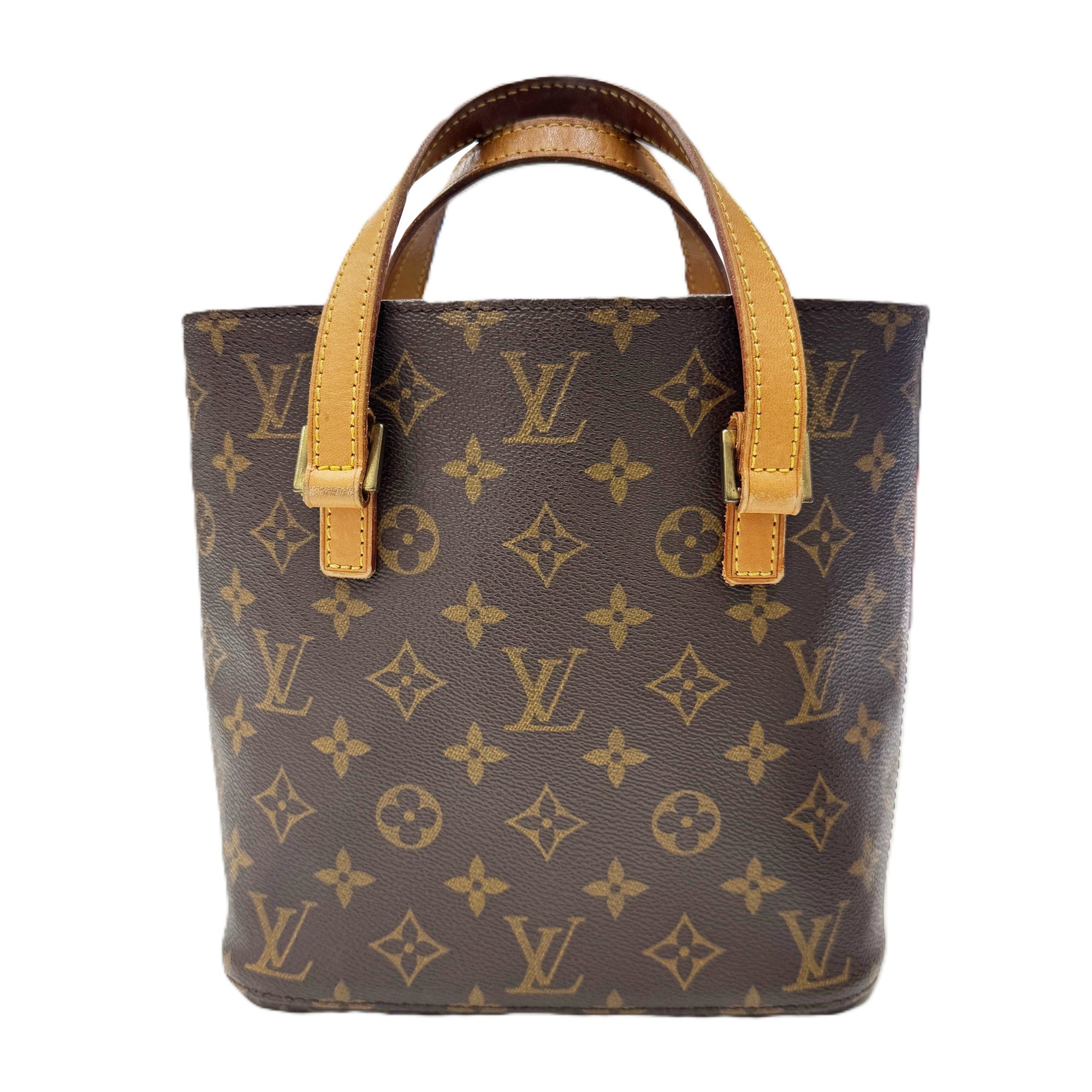 Louis Vuitton Brown Monogram Canvas Handbag (Pre-Owned)