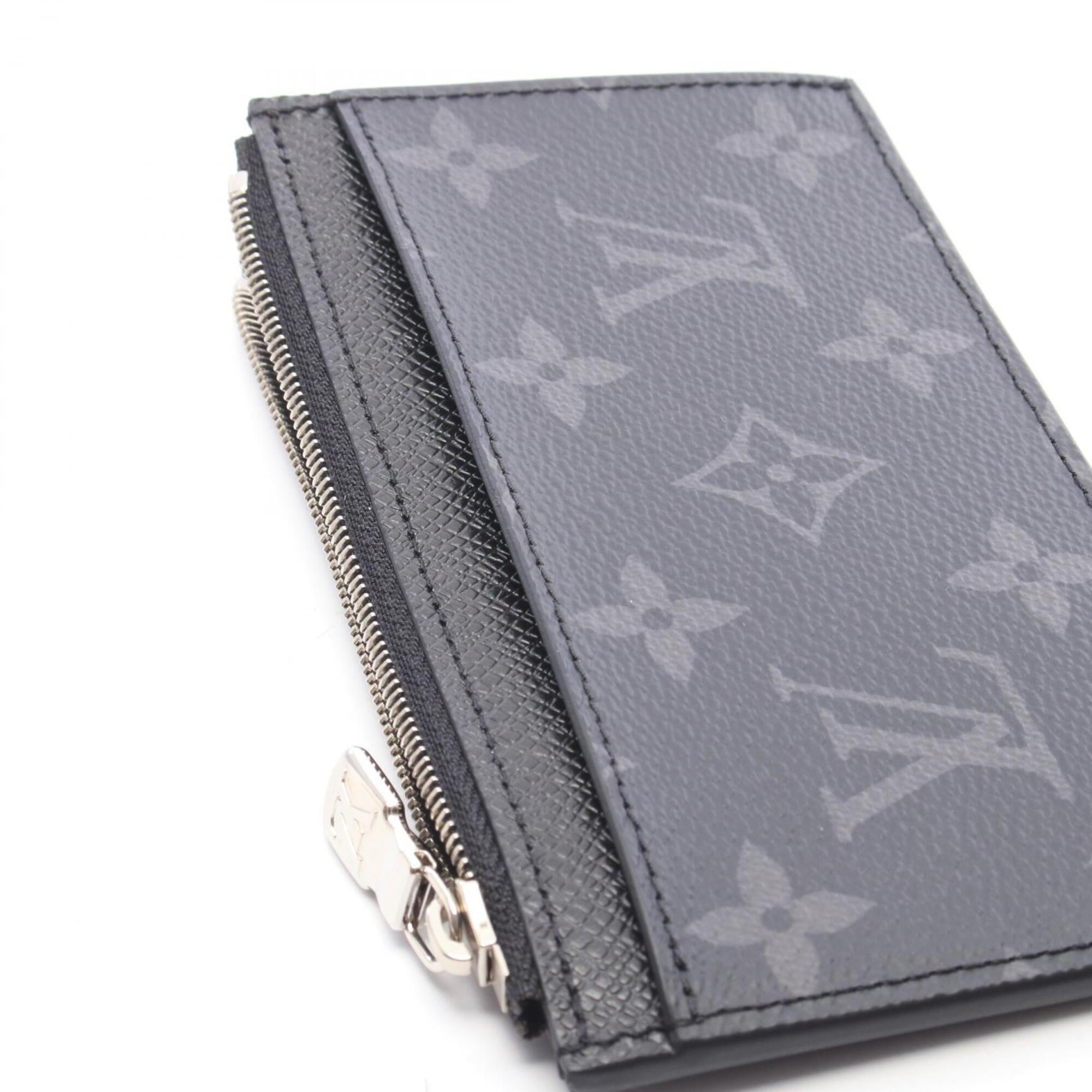 Louis Vuitton Black Monogram Eclipse Coated Canvas Leather Coin Purse/Coin Case (Pre-Owned)