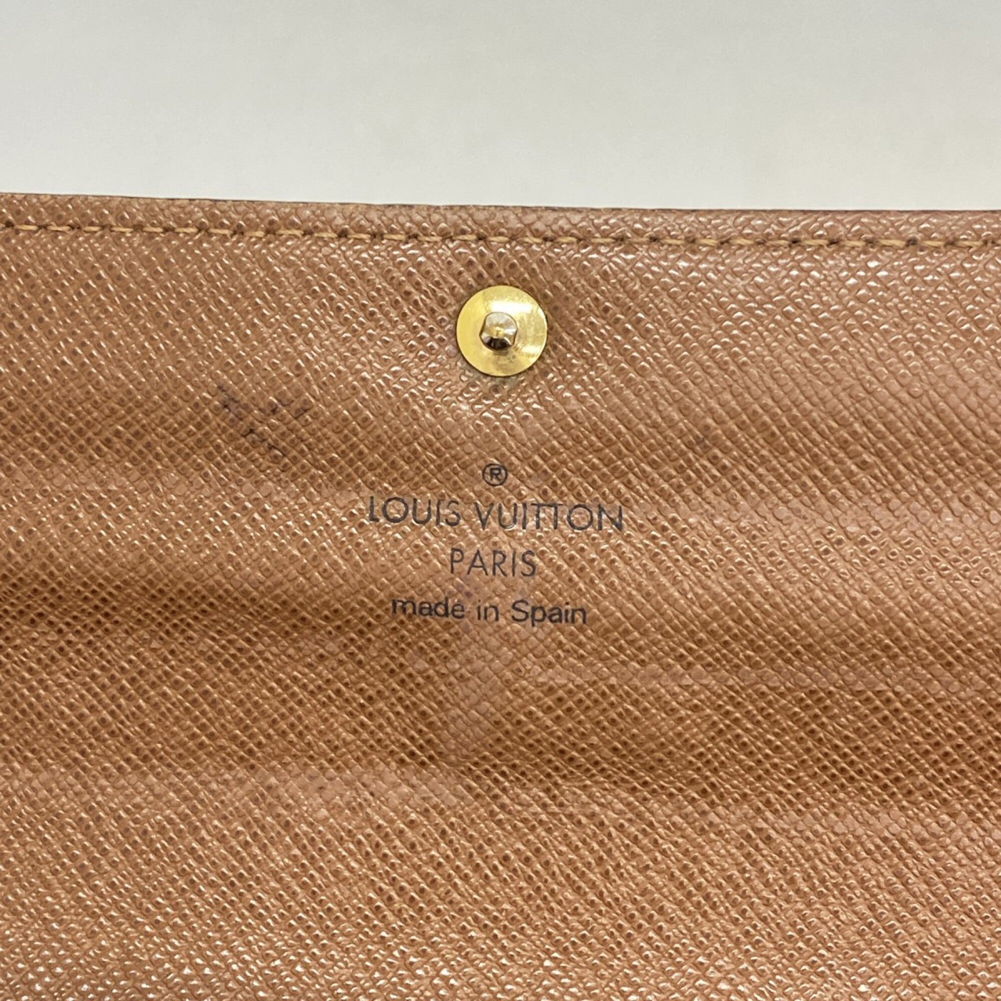 Louis Vuitton Brown Long Wallet (Bi-Fold) (Pre-Owned)