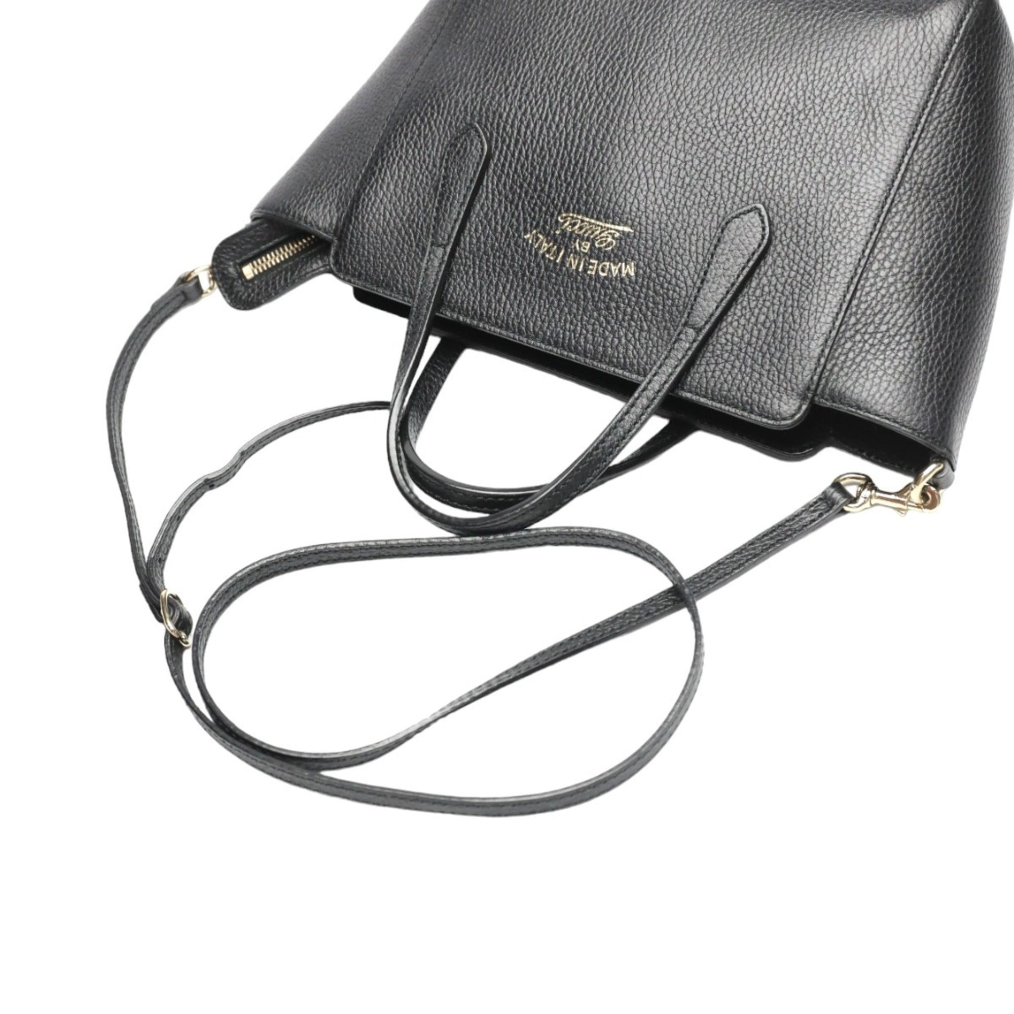 Gucci Black Leather Tote Bag (Pre-Owned)
