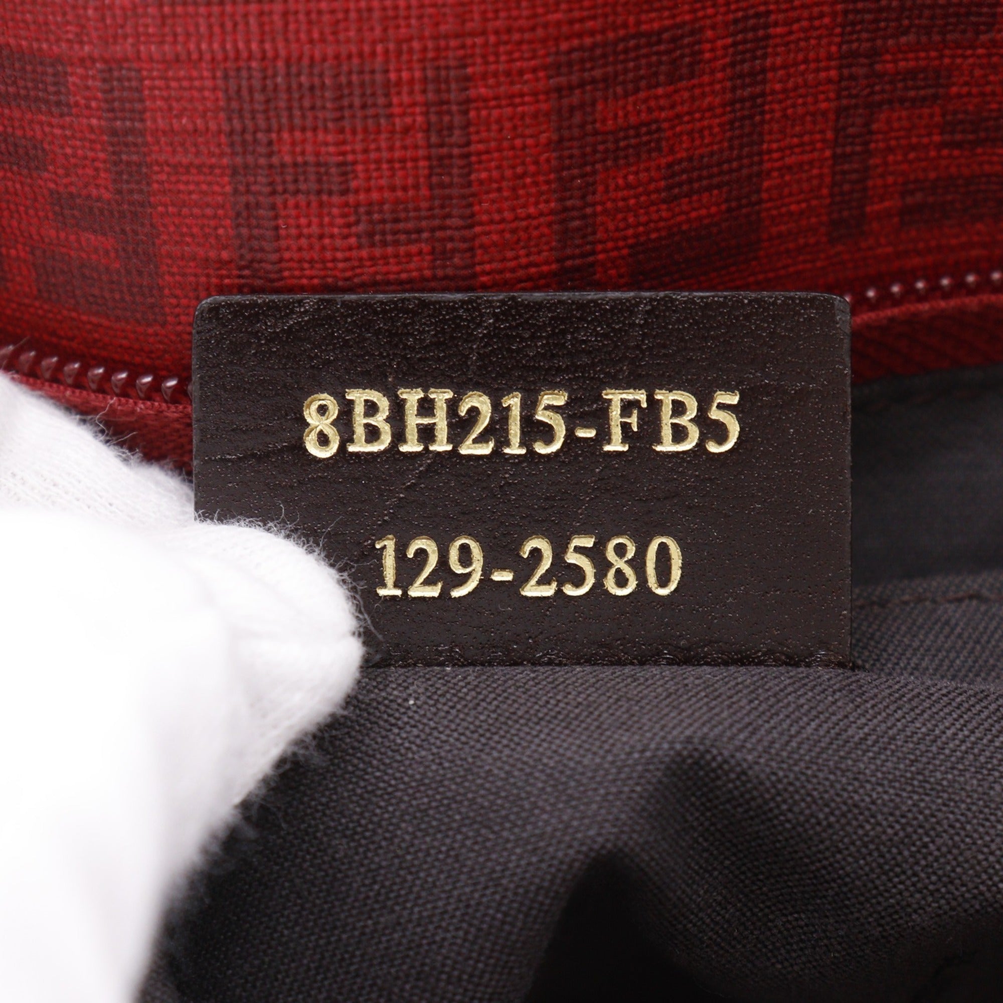 Fendi Zucchino Red Color Pvc Tote Bag (Pre-Owned)