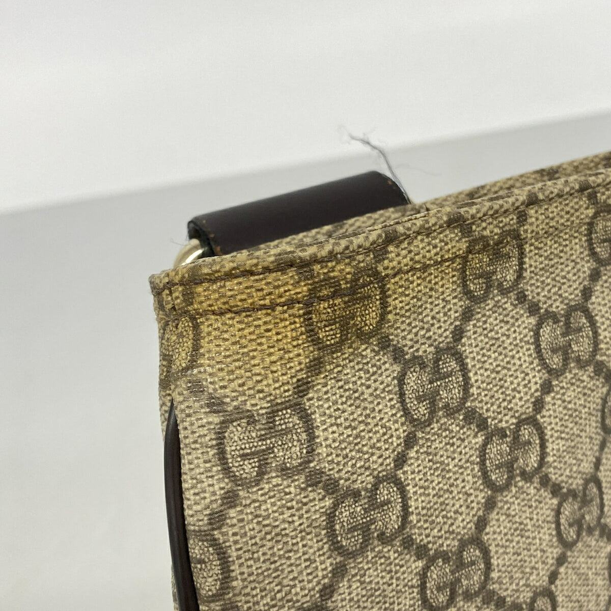 Gucci Brown Pvc Shoulder Bag (Pre-Owned)
