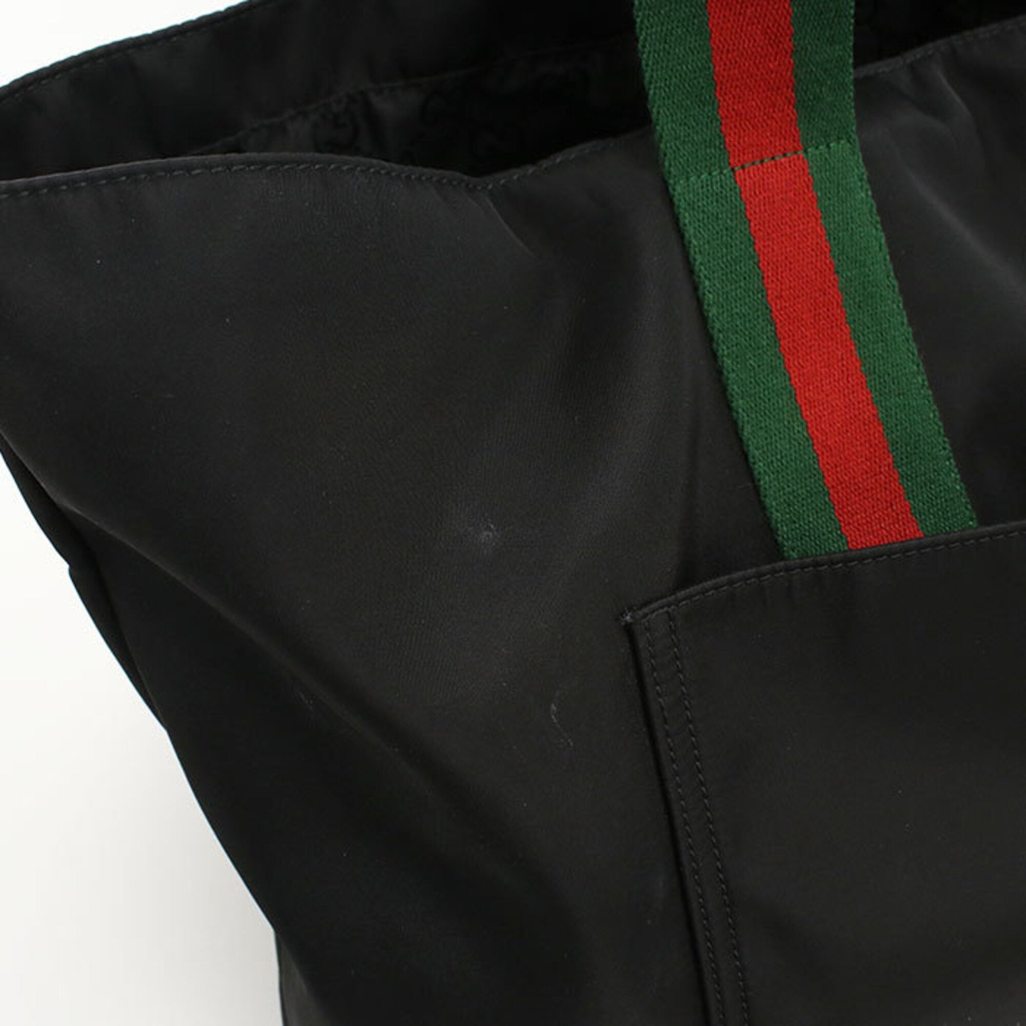 Gucci Black Nylon Tote Bag (Pre-Owned)