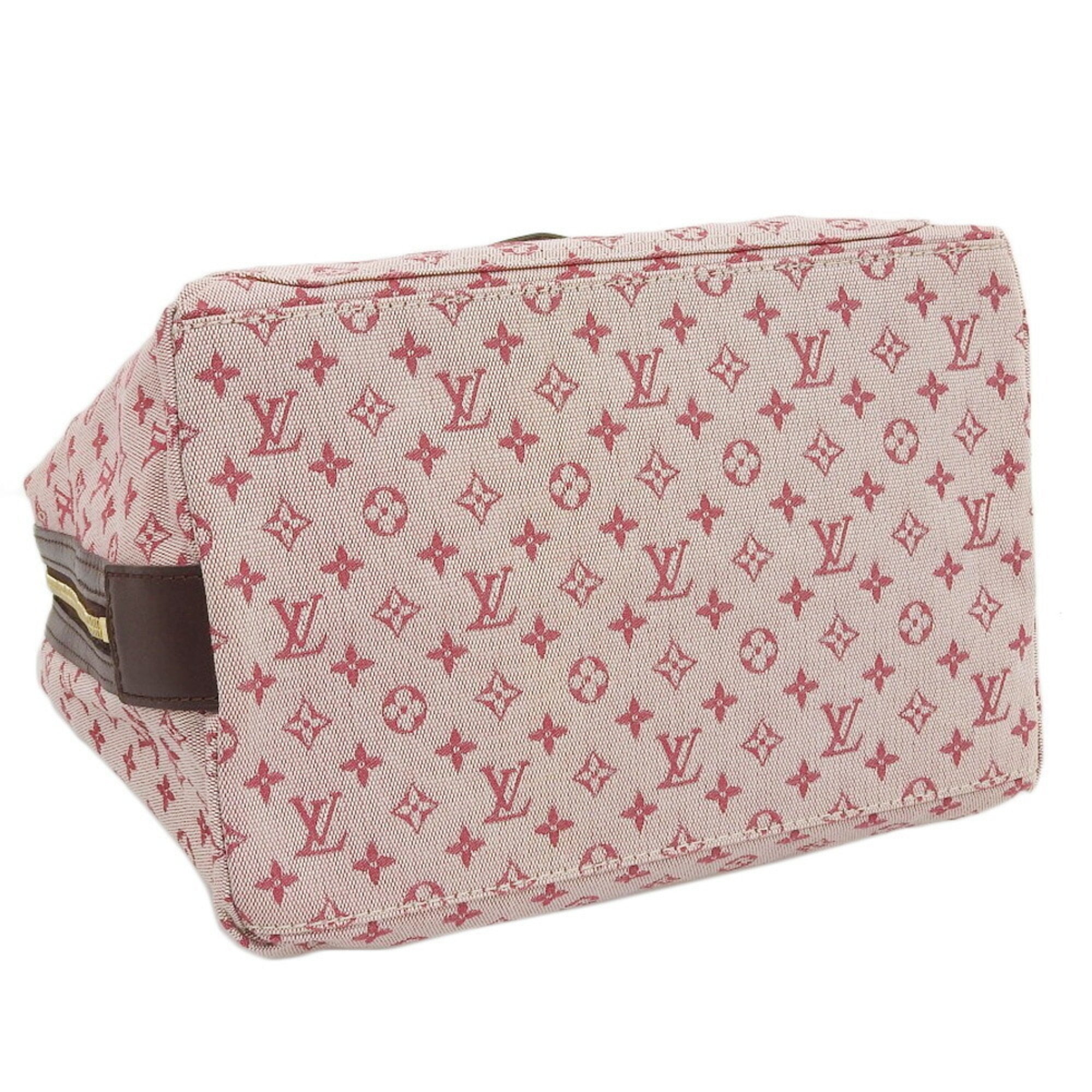 Louis Vuitton Monogram Mini Cerise Cherry Red Color Canvas Handbag (Pre-Owned)