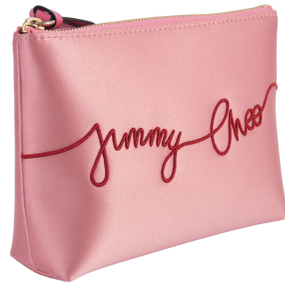 Jimmy Choo Pink Satin Pouch (Pre-Owned)