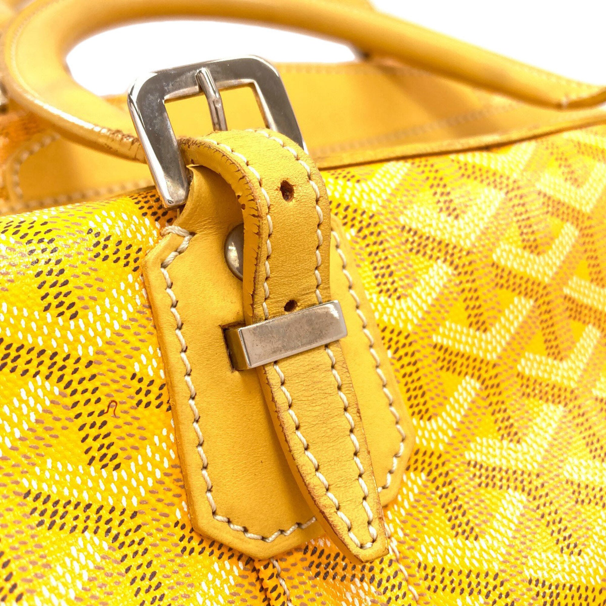 Goyard Yellow Pvc Boston Bag (Pre-Owned)