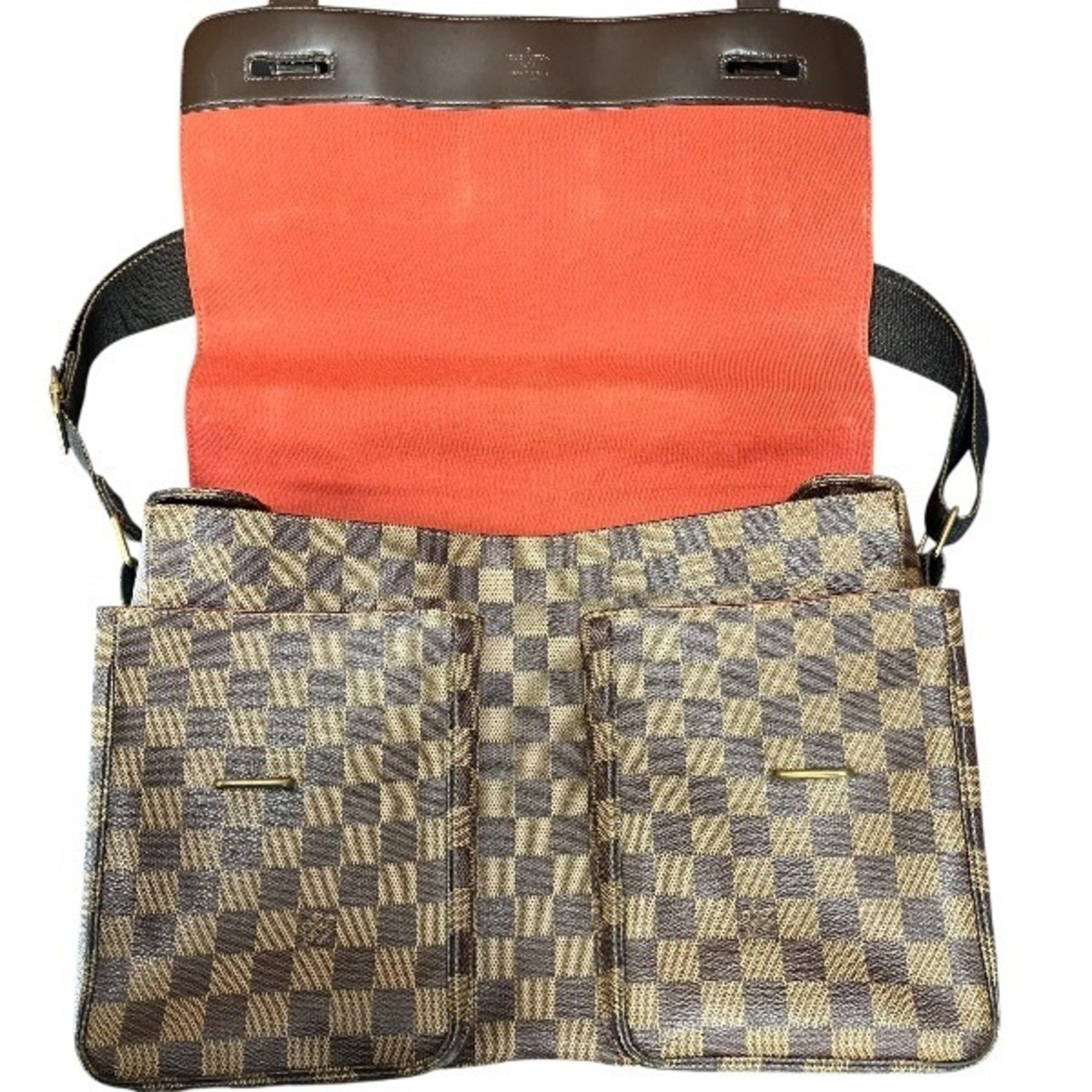 Louis Vuitton Brown Handbag Shoulder Bag (Pre-Owned)