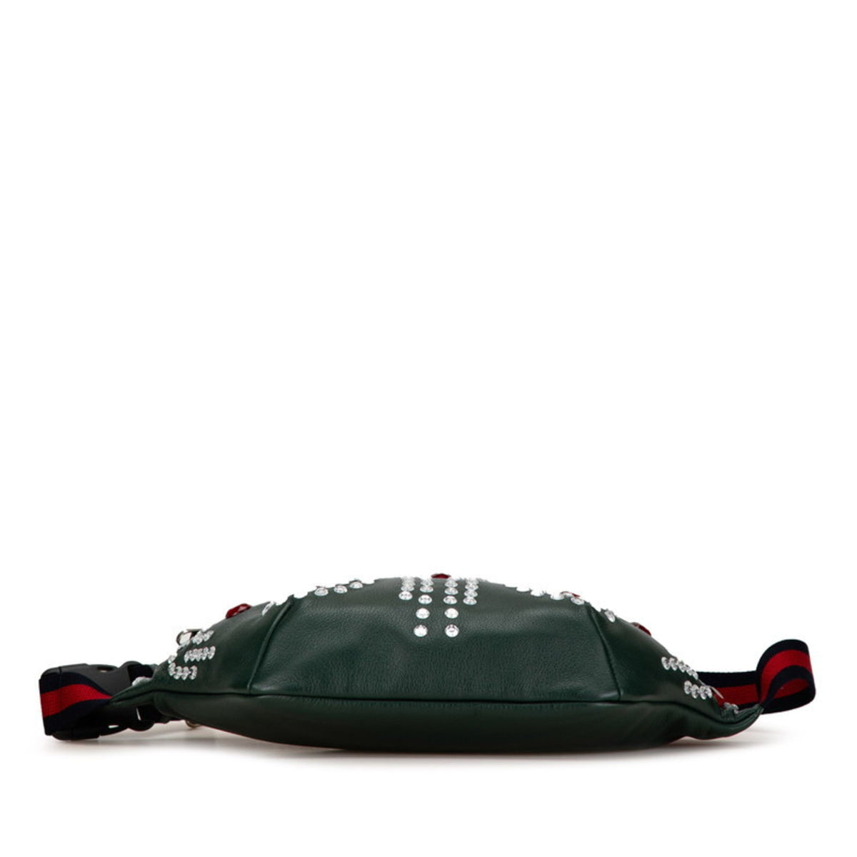 Gucci Moss Green Multi-Color Leather Sling Bag (Pre-Owned)