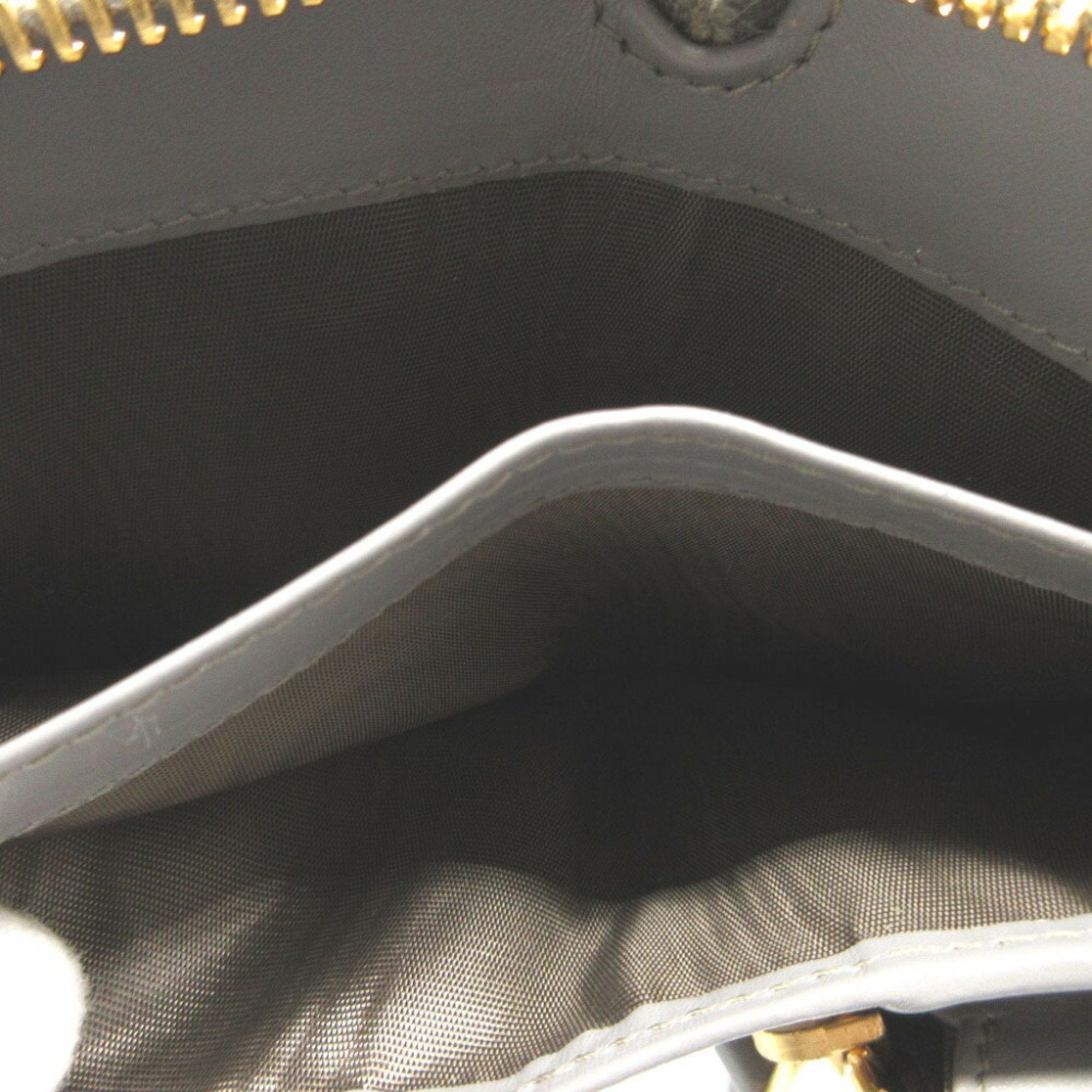 Miu Miu Gray Leather Wallet (Bi-Fold) (Pre-Owned)