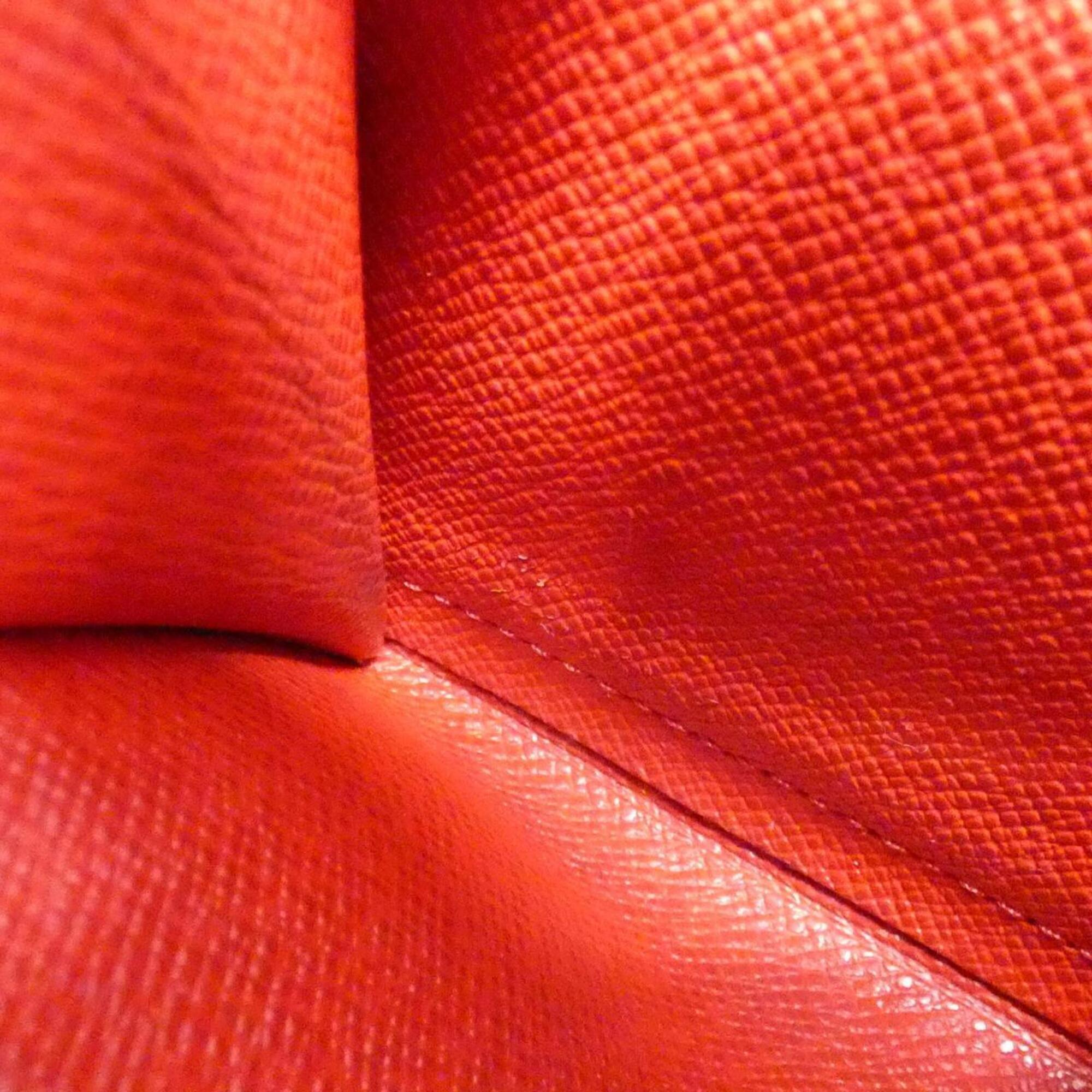 Louis Vuitton Rouge Leather Wallet (Bi-Fold) (Pre-Owned)