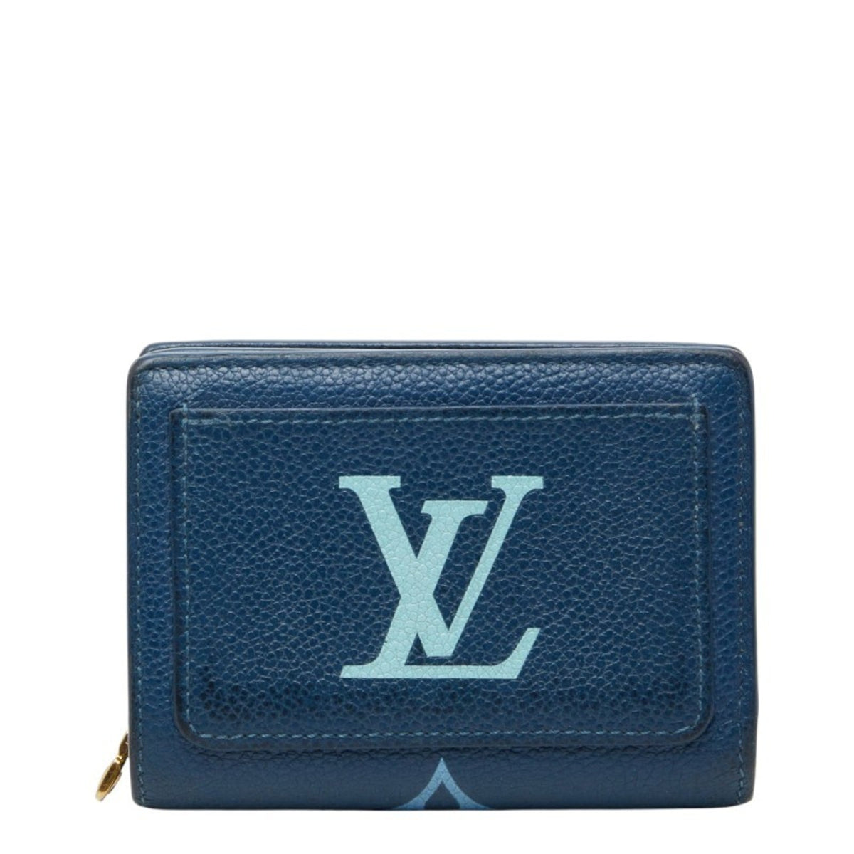 Louis Vuitton Blue White Leather Wallet (Bi-Fold) (Pre-Owned)