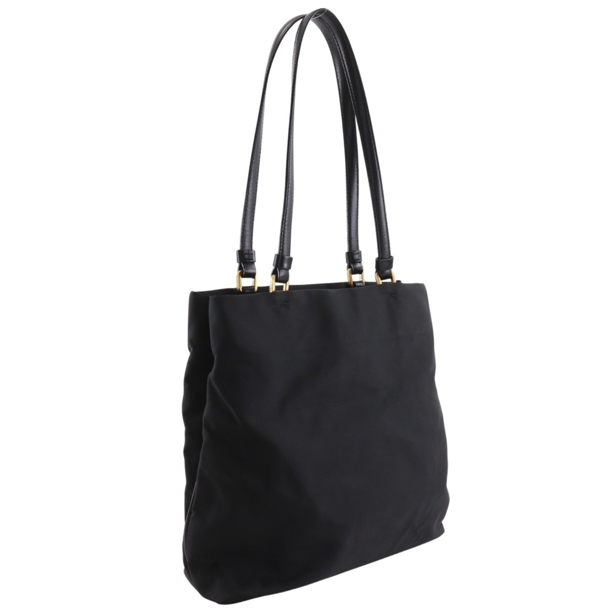 Prada Black Nylon Tote Bag (Pre-Owned)