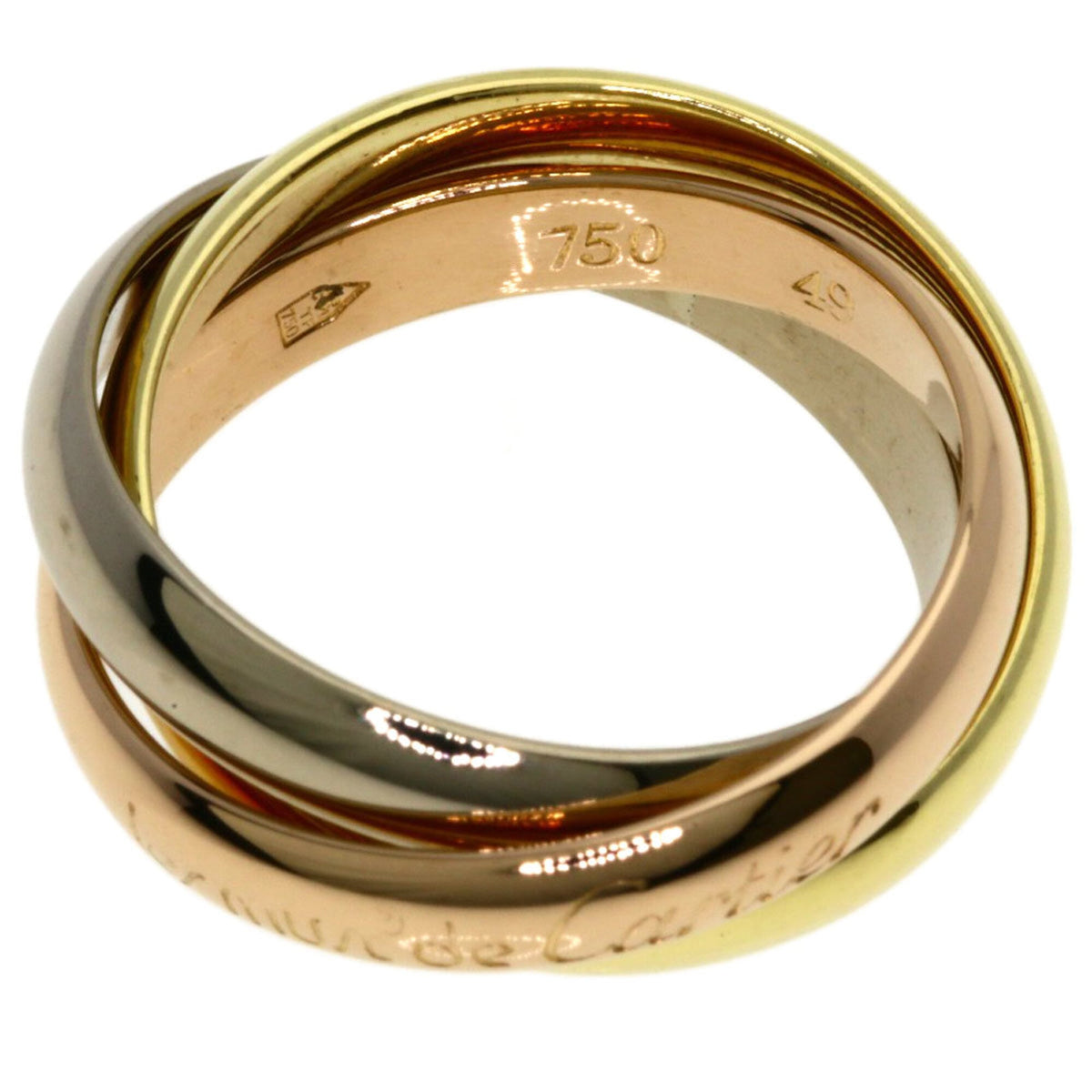 Cartier Yellow Gold (18K) Pink Gold (18K) White Gold (18K) Band Ring (Pre-Owned)
