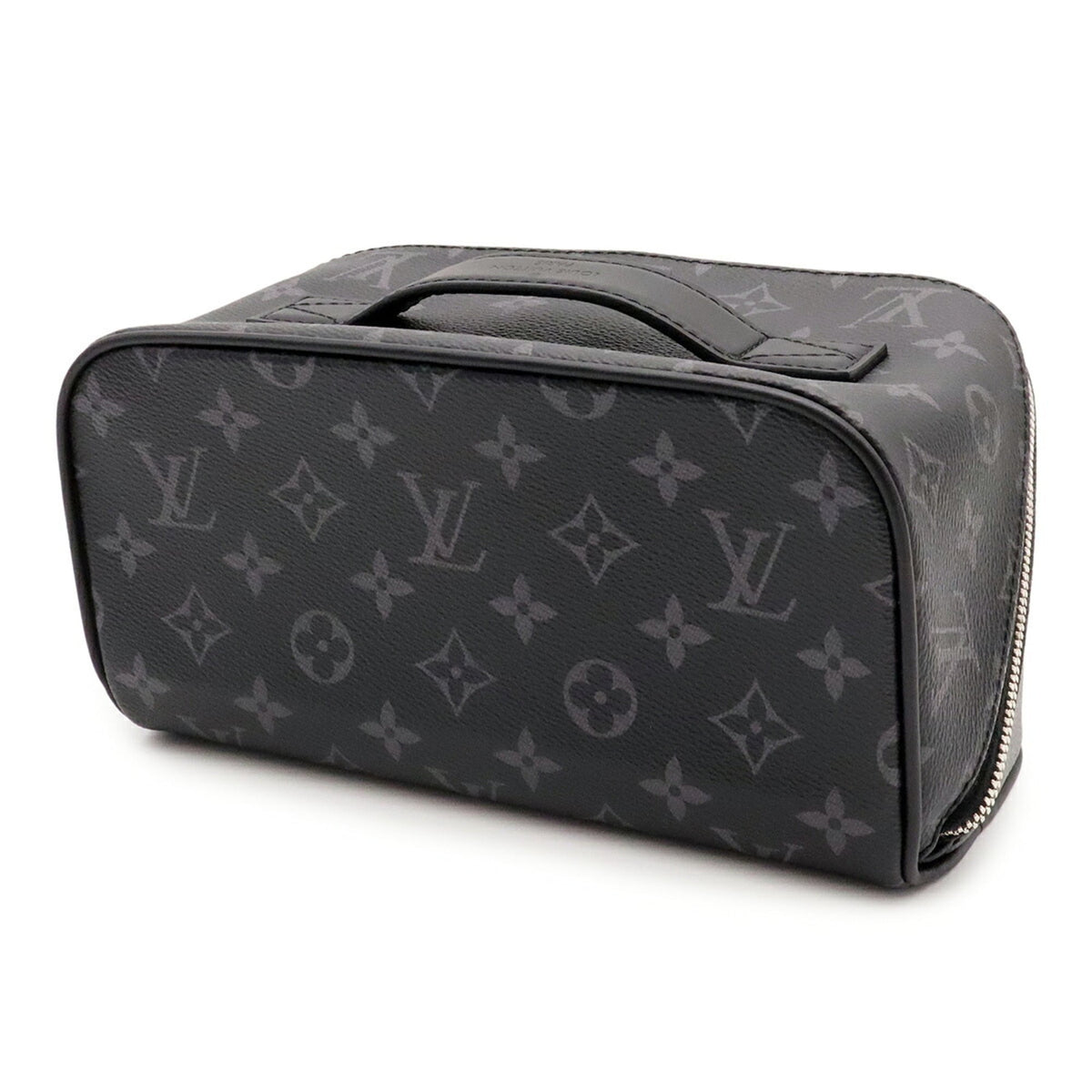 Louis Vuitton Black Gray Monogram Eclipse Canvas Handbag Pouch (Pre-Owned)