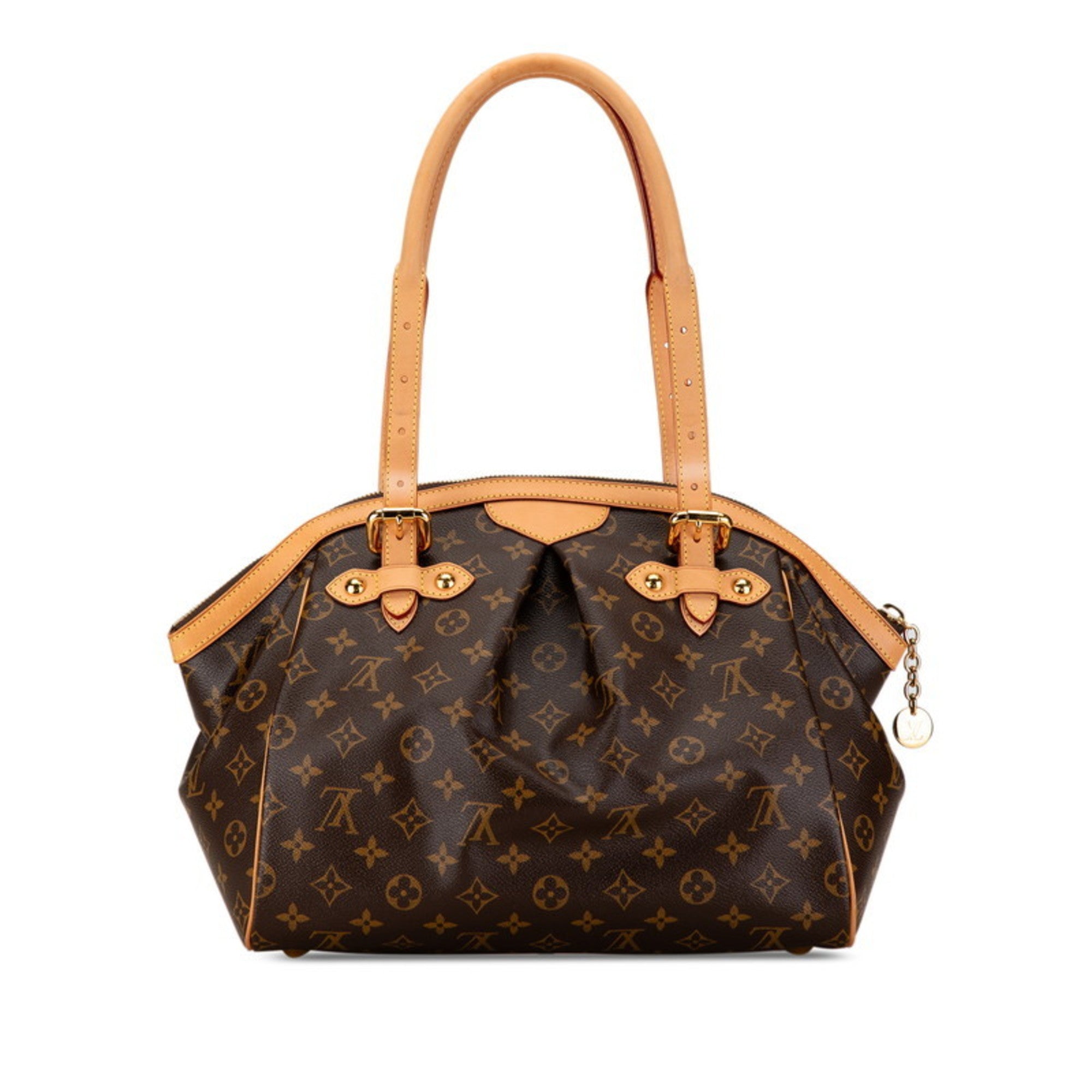 Louis Vuitton Brown Pvc Leather Handbag (Pre-Owned)