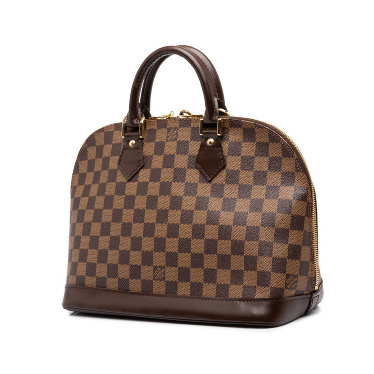 Louis Vuitton Brown Pvc Leather Handbag (Pre-Owned)