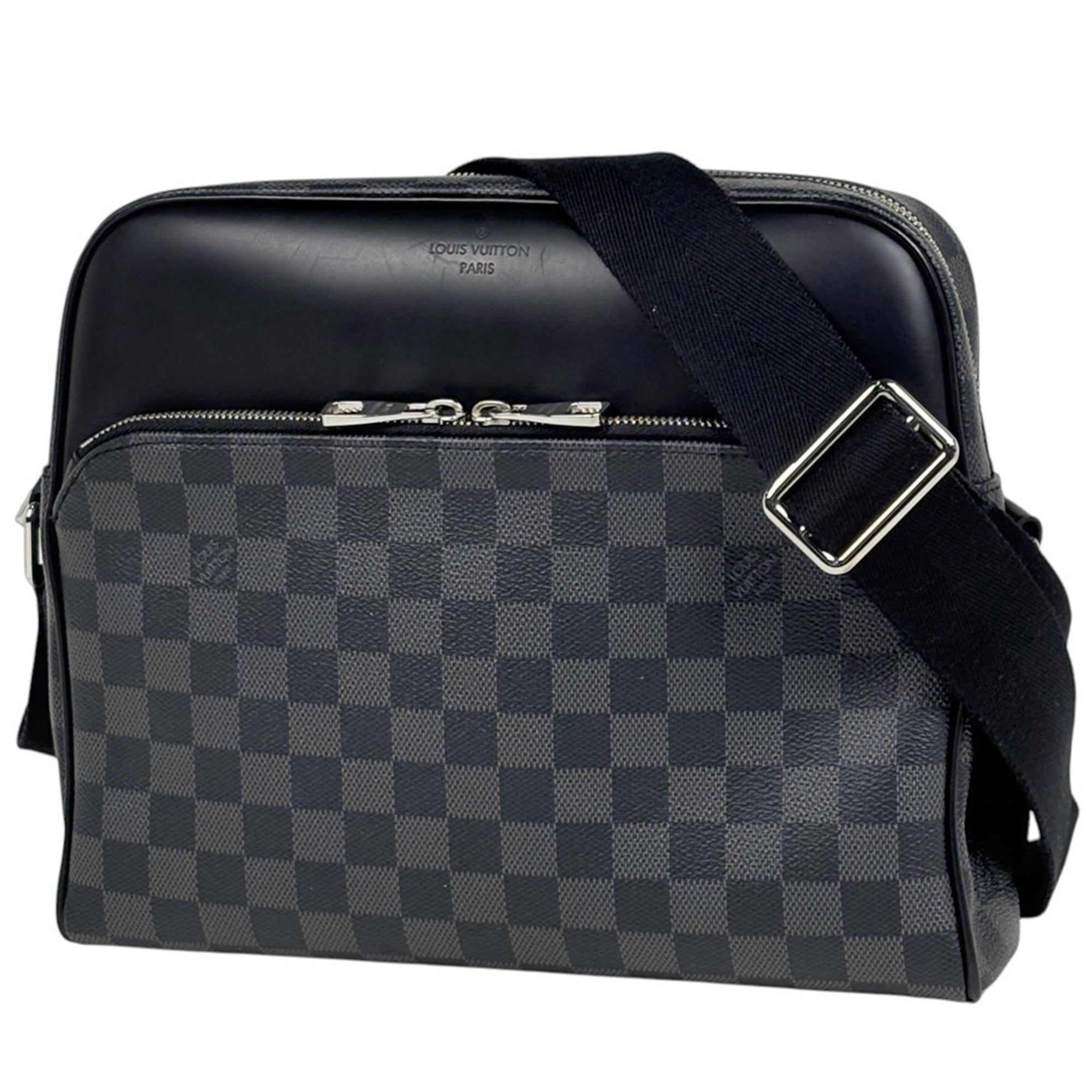 Louis Vuitton Damier Graphite Black Noir Damier Graphite Messenger Bag Shoulder Bag (Pre-Owned)