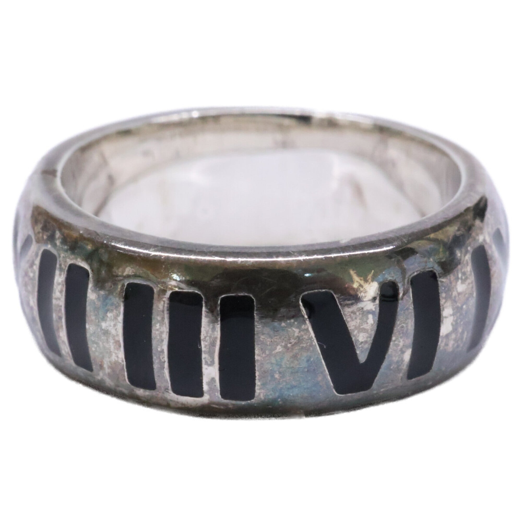 Tiffany Silver Silver 925 Band Ring (Pre-Owned)