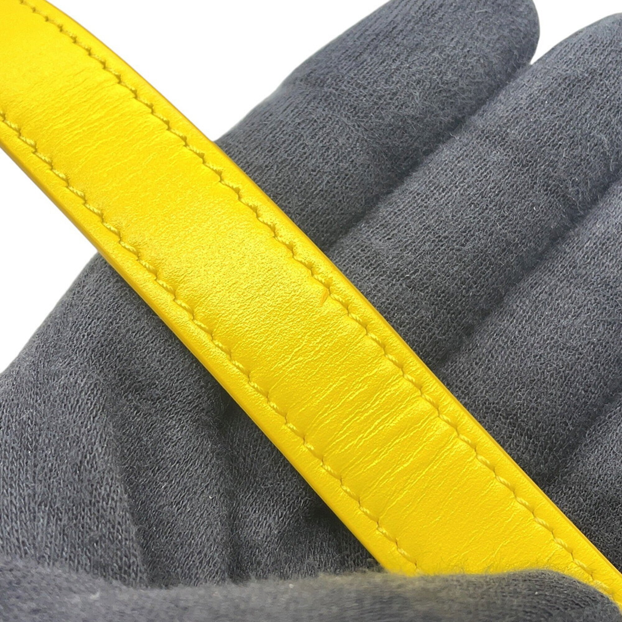 Celine Yellow Leather Shoulder Bag (Pre-Owned)