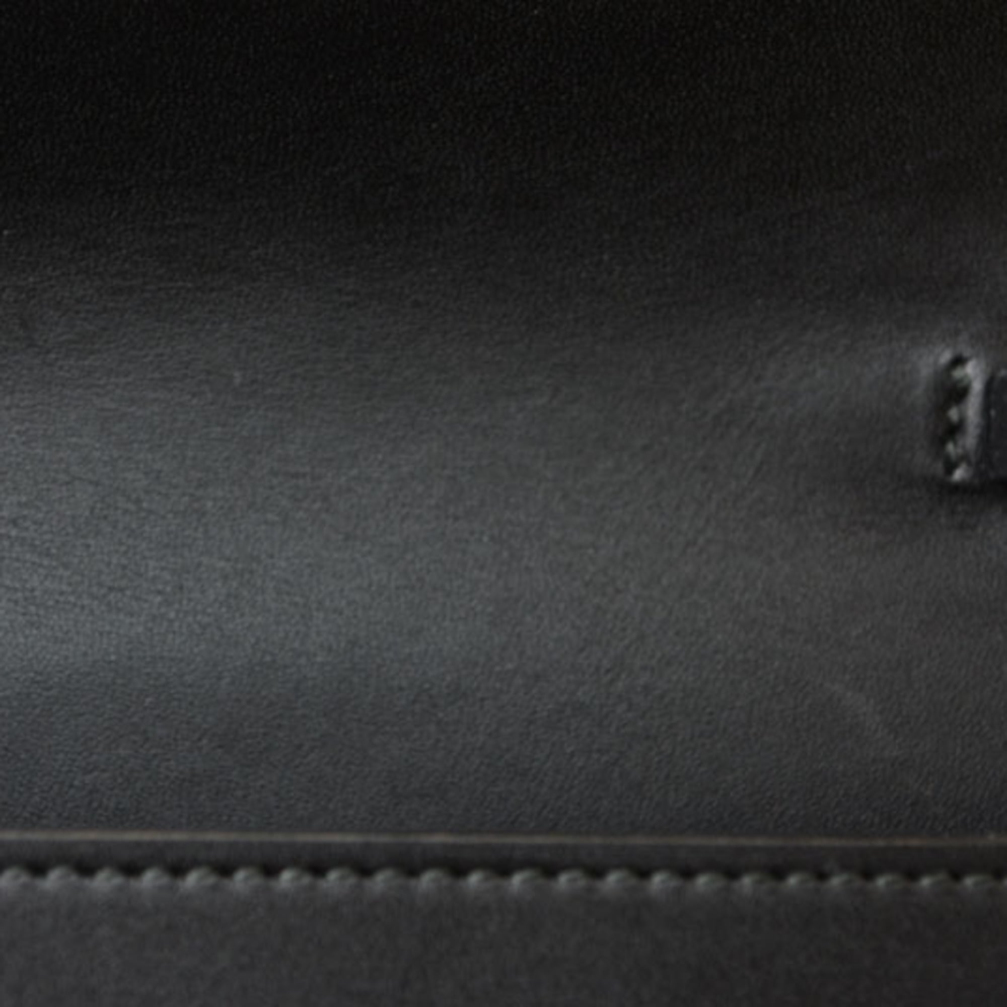 Gucci Black Leather Clutch Bag Shoulder Bag (Pre-Owned)