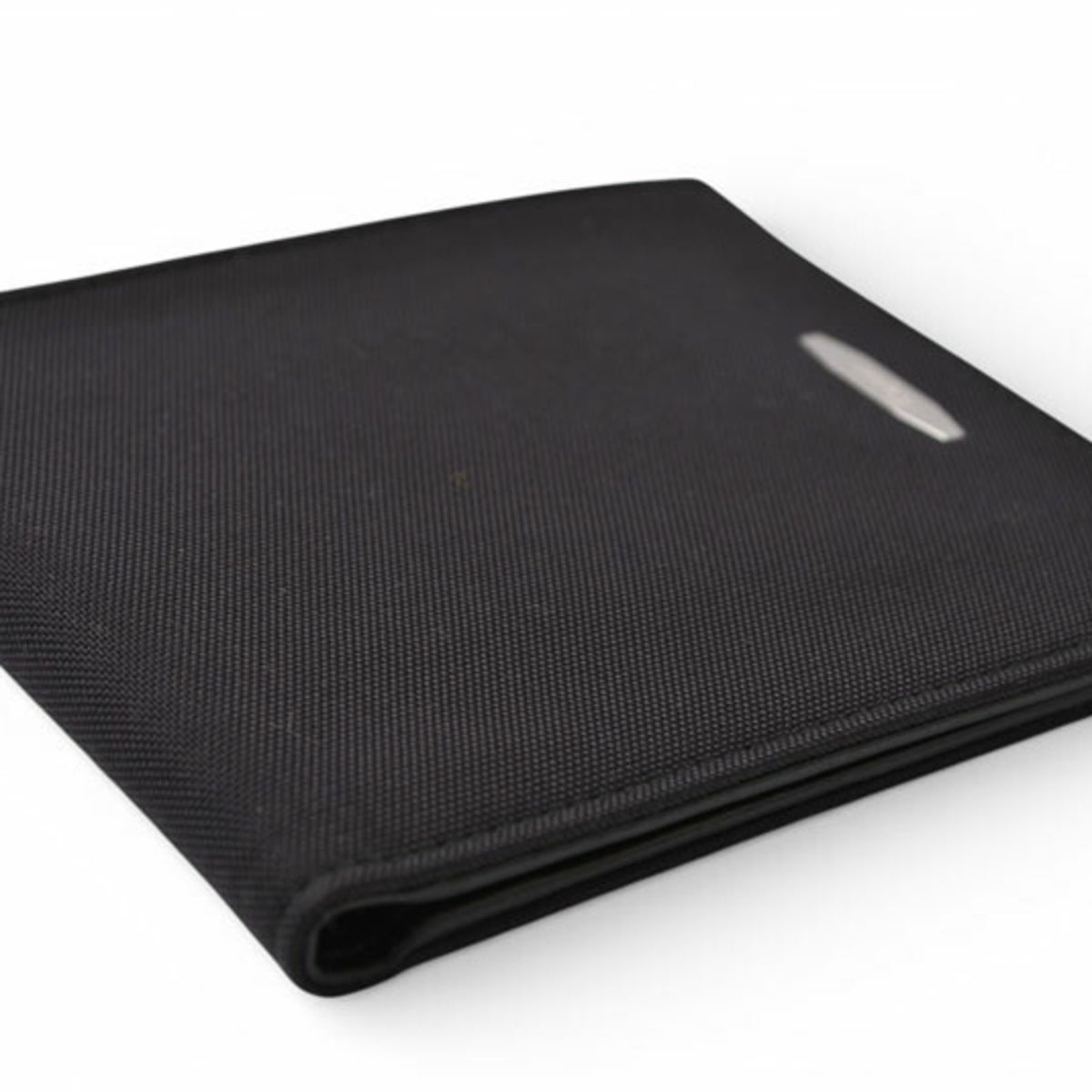 Salvatore Ferragamo Black Canvas Wallet (Bi-Fold) (Pre-Owned)