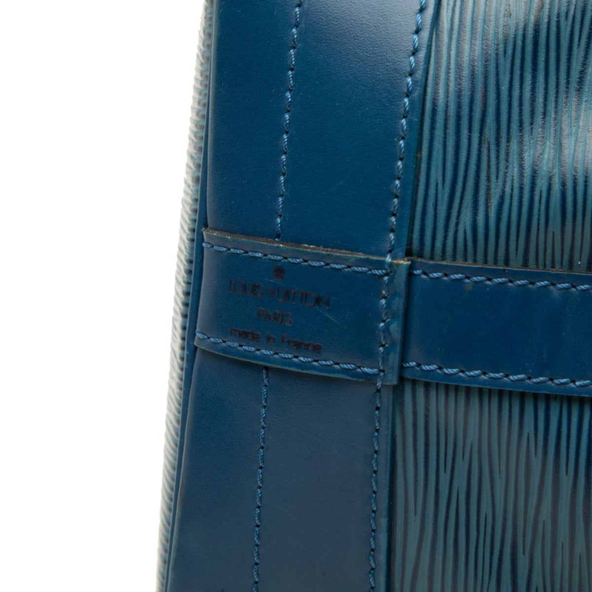 Louis Vuitton Toledo Blue Leather Shoulder Bag (Pre-Owned)