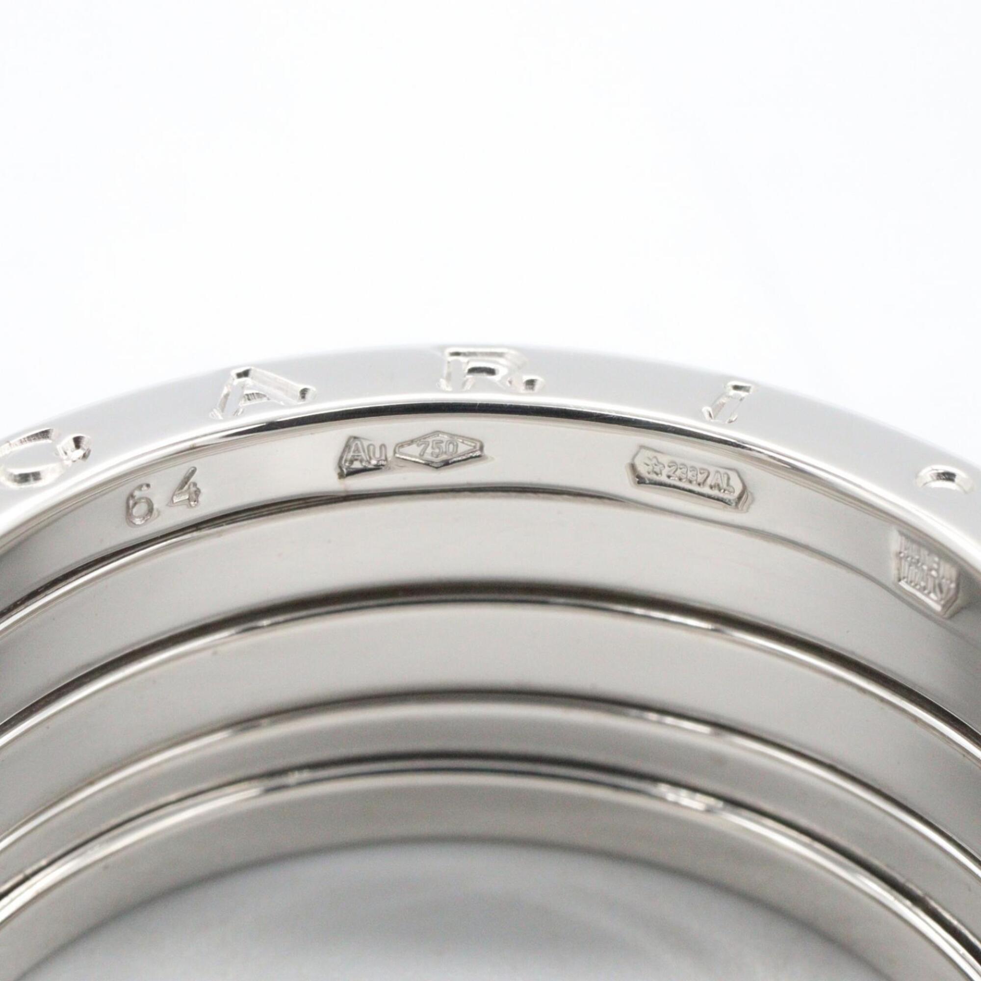 Bvlgari Silver White Gold (18K) Band Ring (Pre-Owned)