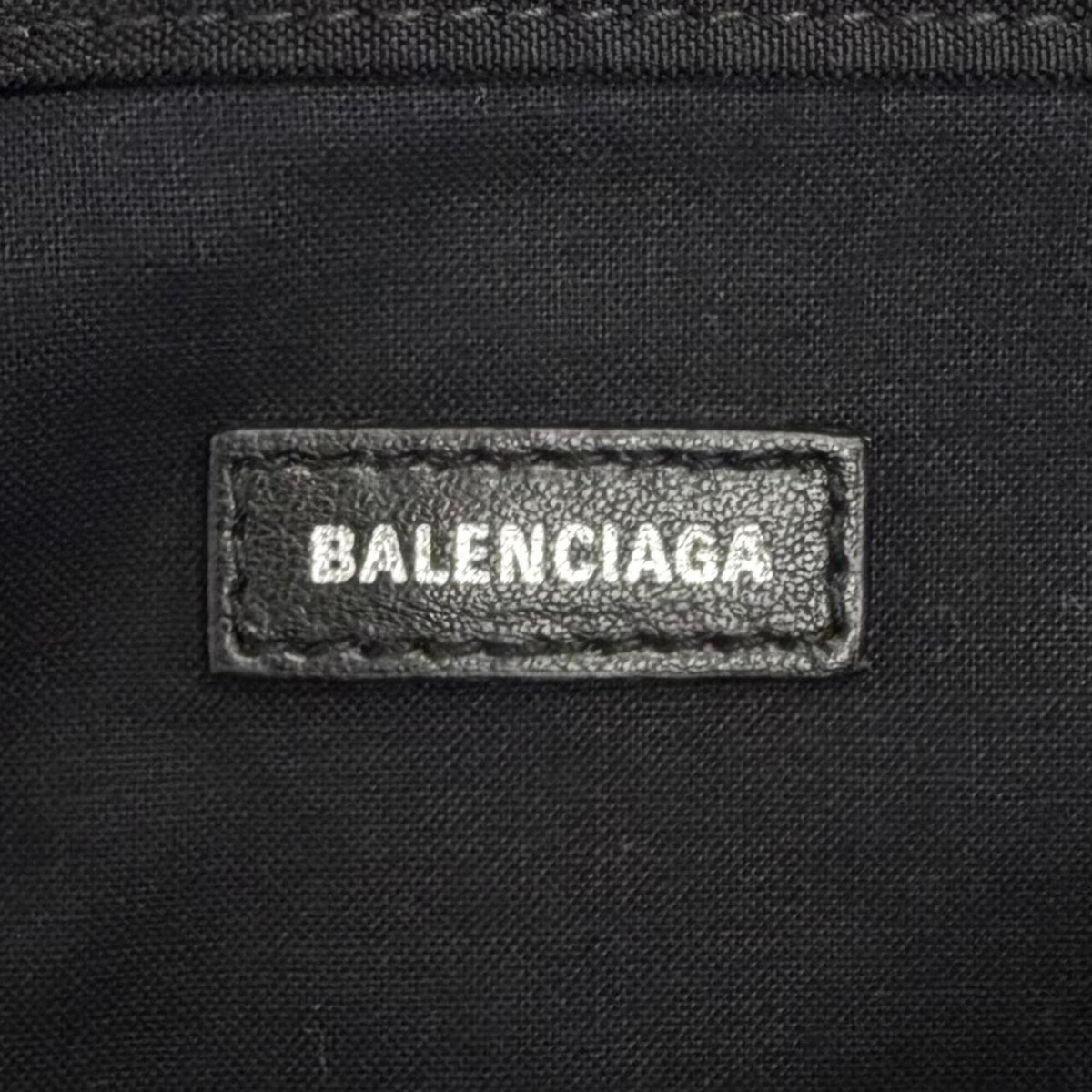 Balenciaga Black Silver Basket Shoulder Bag Tote Bag (Pre-Owned)