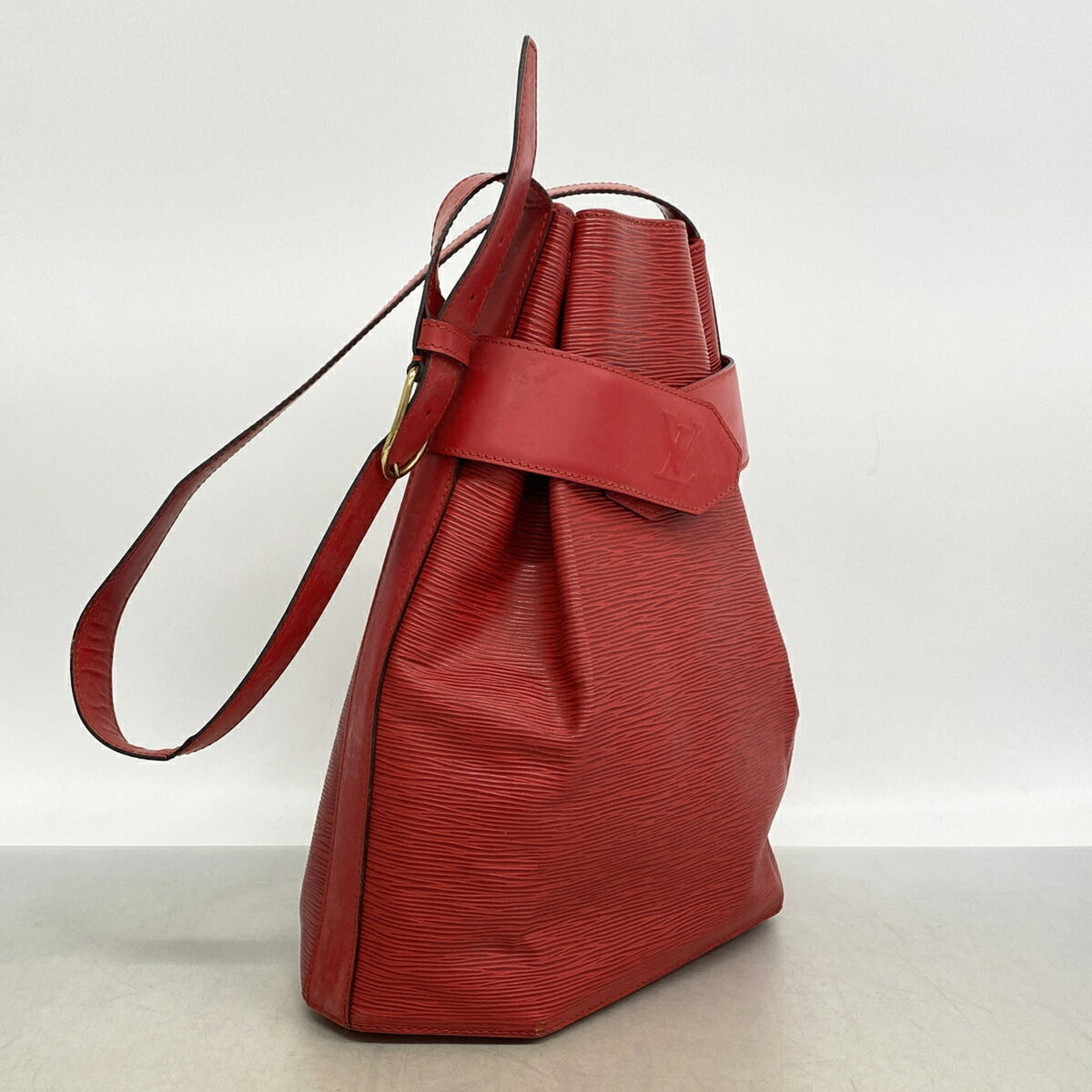 Louis Vuitton Castilian Red Shoulder Bag (Pre-Owned)