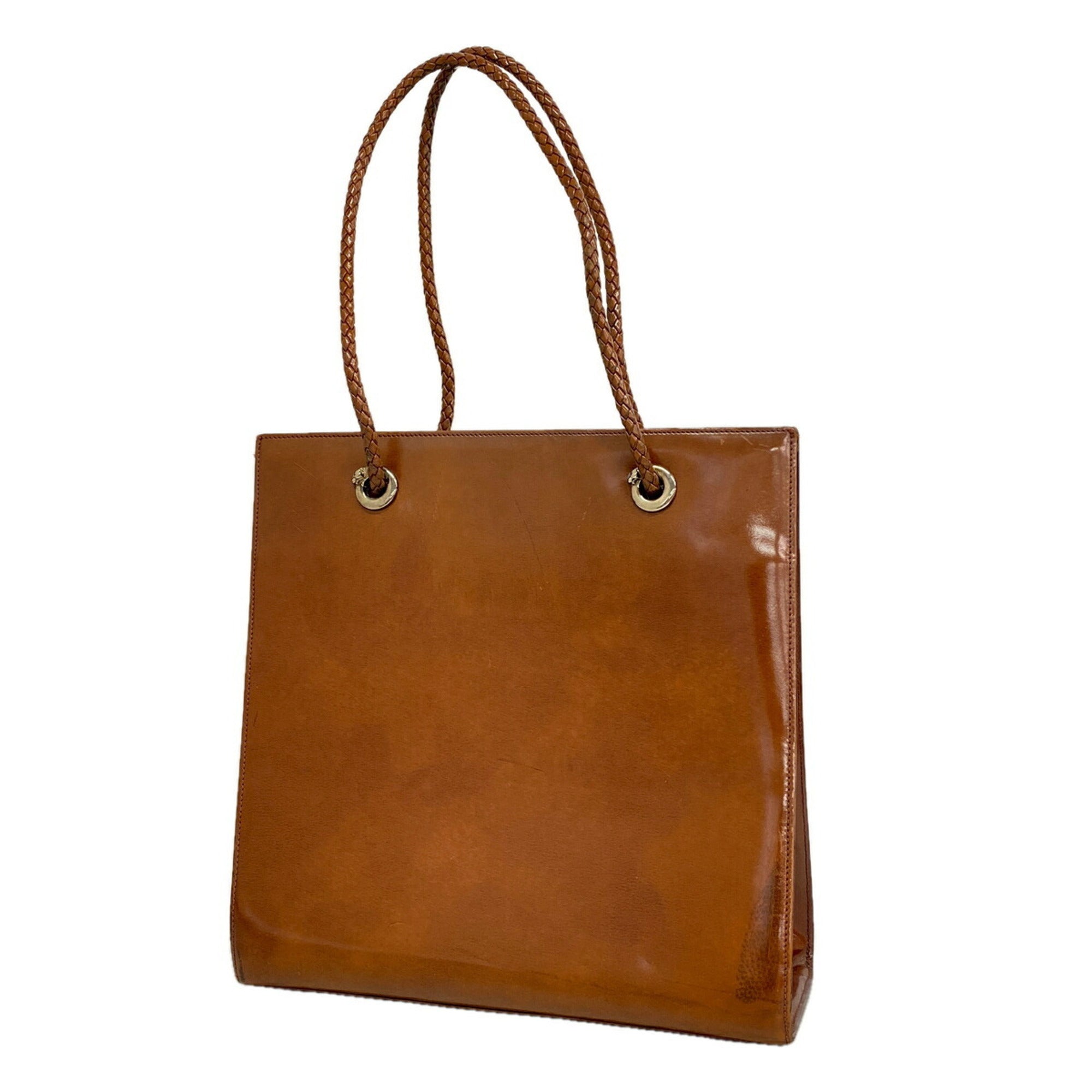 Cartier Brown Leather Tote Bag (Pre-Owned)