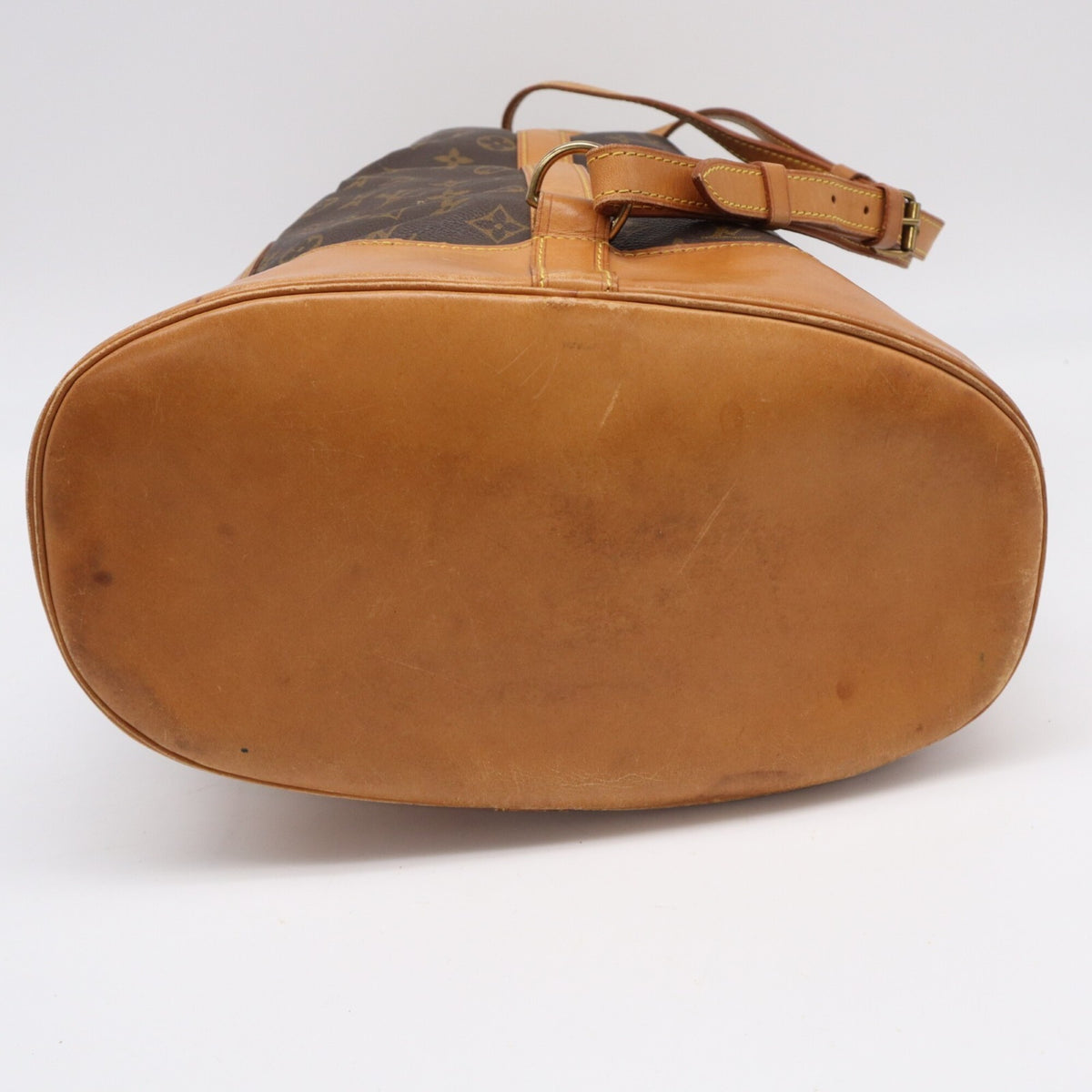 Louis Vuitton Monogram Brown Coated Canvas Leather Shoulder Bag (Pre-Owned)