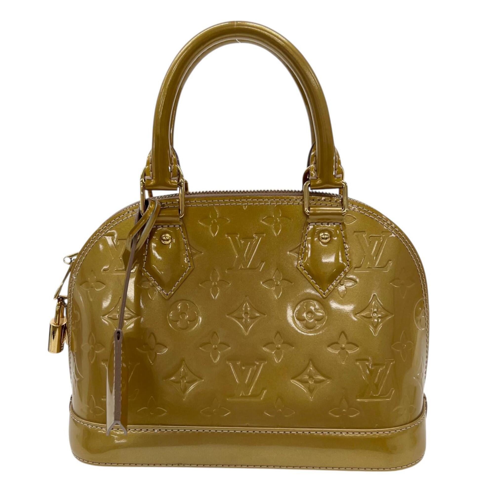 Louis Vuitton Beige Poodle Monogram Vernis Handbag (Pre-Owned)