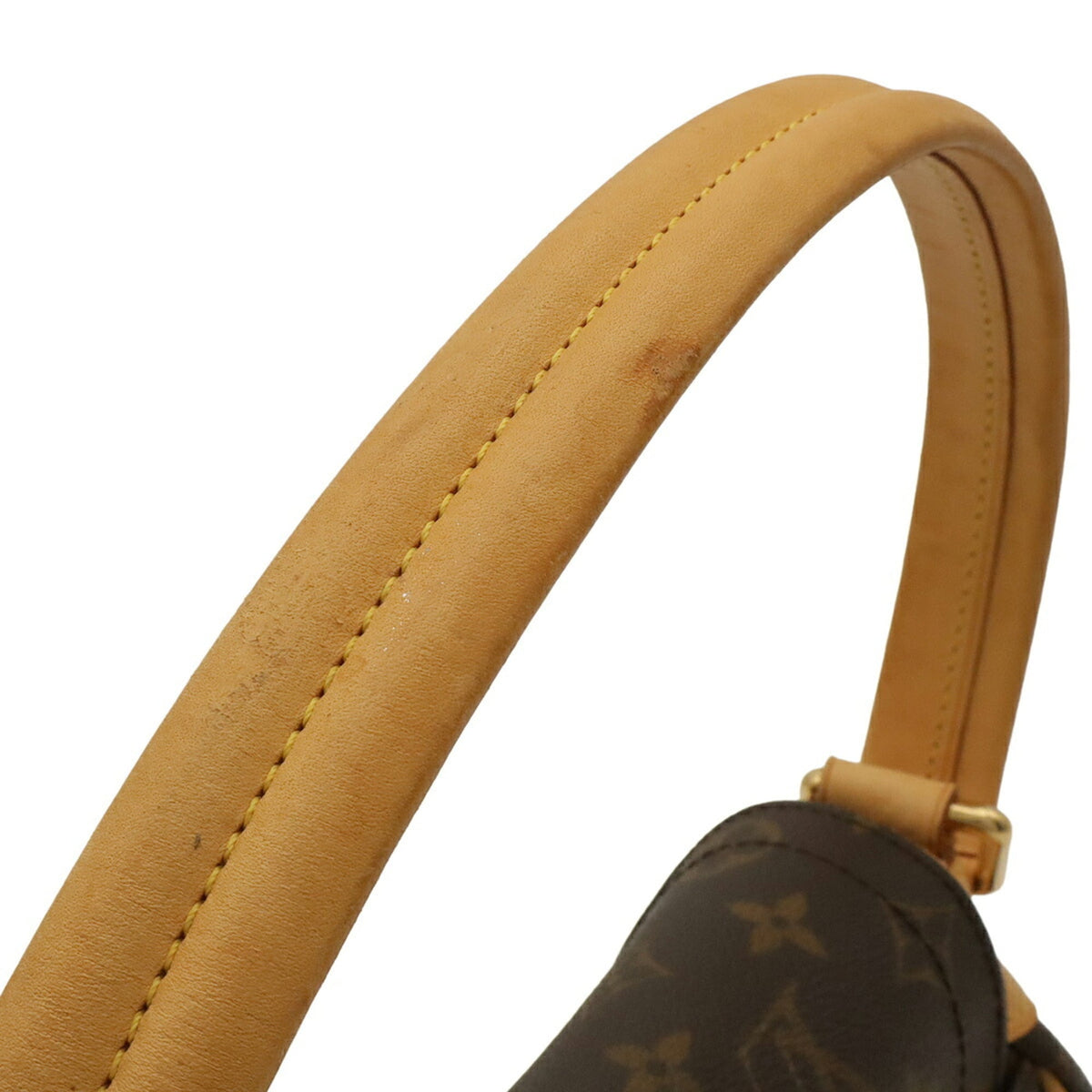 Louis Vuitton Brown Monogram Canvas Handbag Shoulder Bag (Pre-Owned)