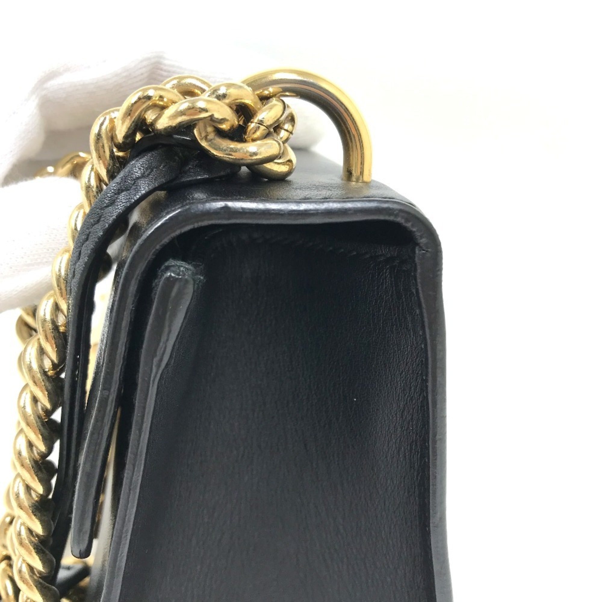 Gucci Black Leather Shoulder Bag (Pre-Owned)