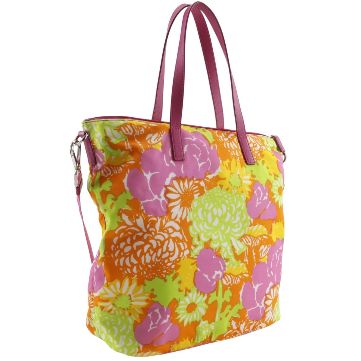Prada Pink Nylon Tote Bag (Pre-Owned)