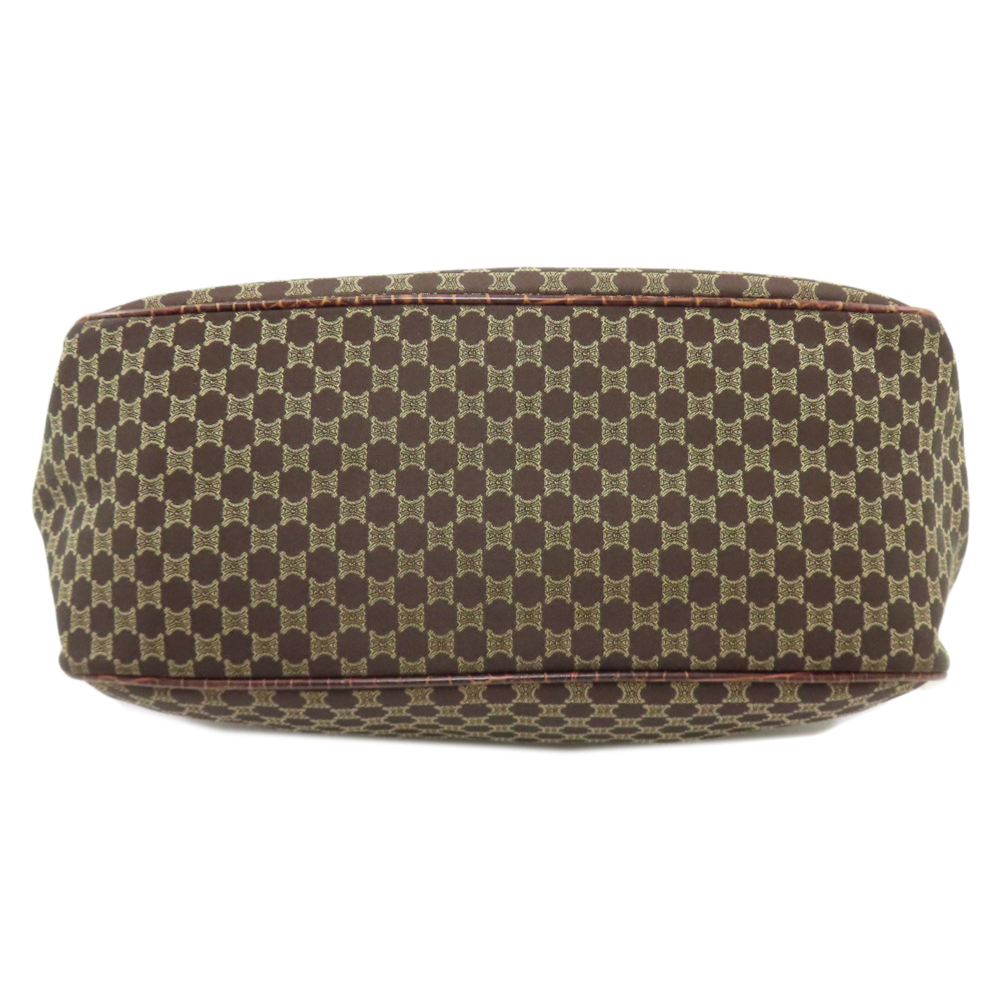 Celine Brown Canvas Handbag (Pre-Owned)