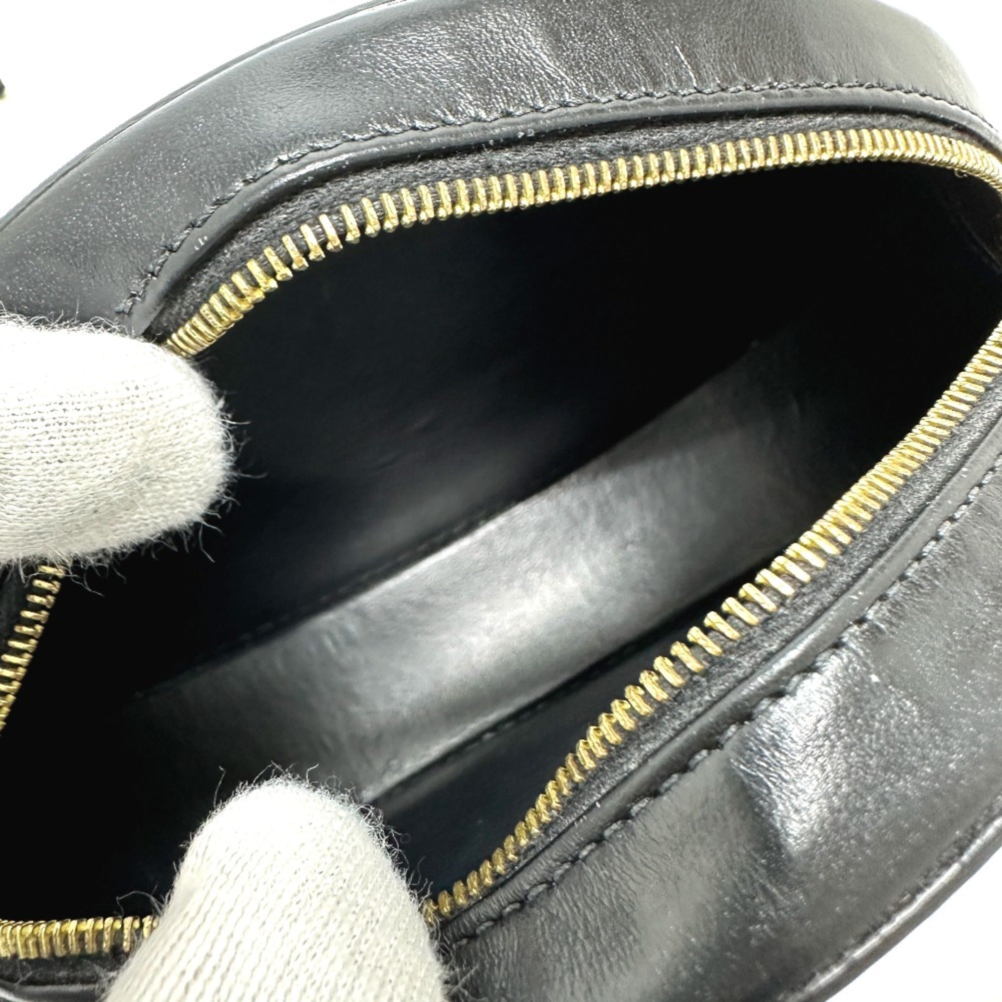 Celine Black Leather Shoulder Bag (Pre-Owned)
