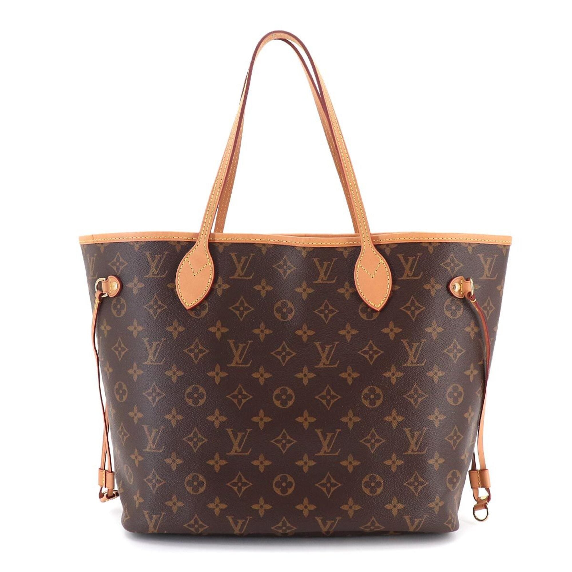 Louis Vuitton Beige Brown Monogram Monogram Canvas Handbag Tote Bag (Pre-Owned)