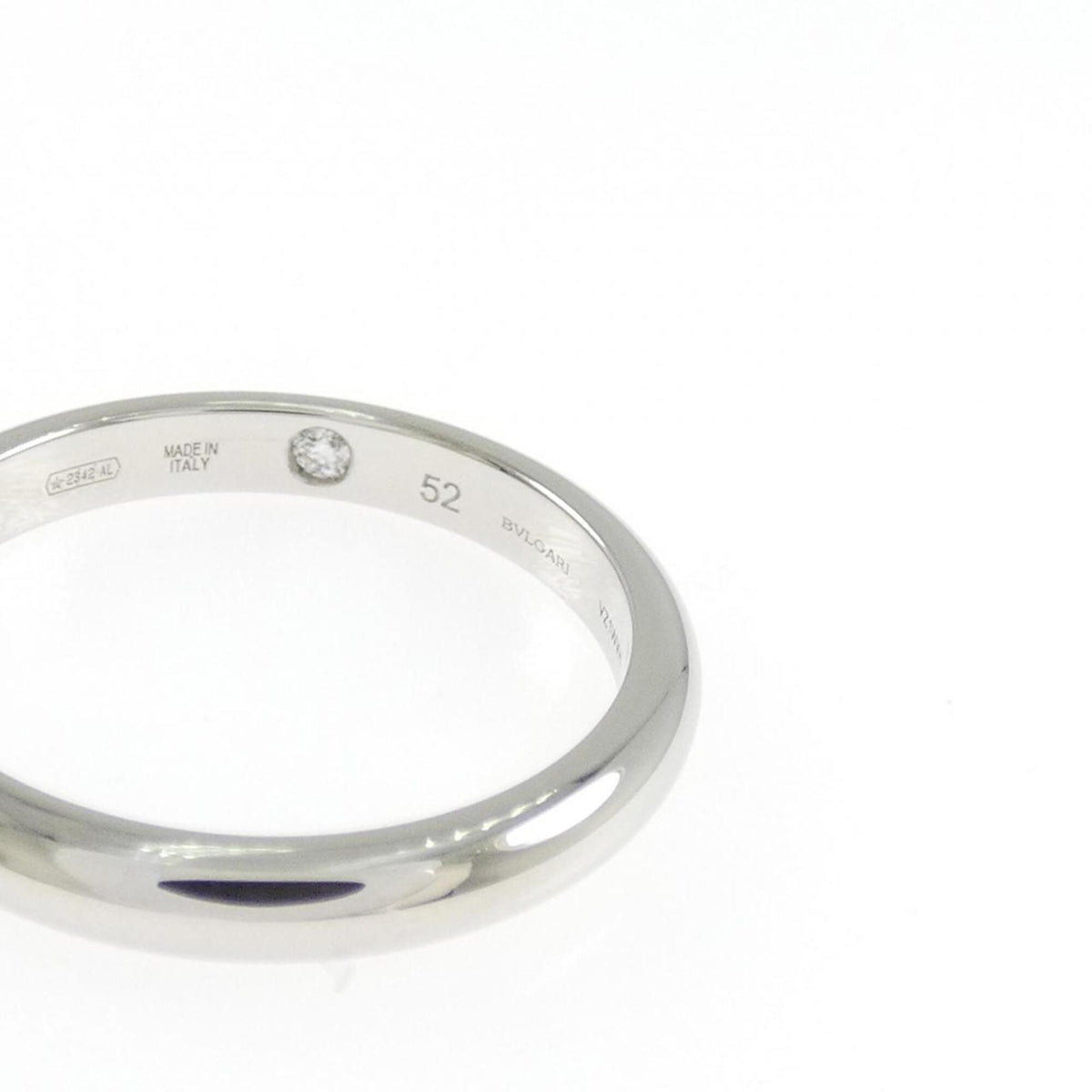 Bvlgari Platinum 950 Band Ring (Pre-Owned)