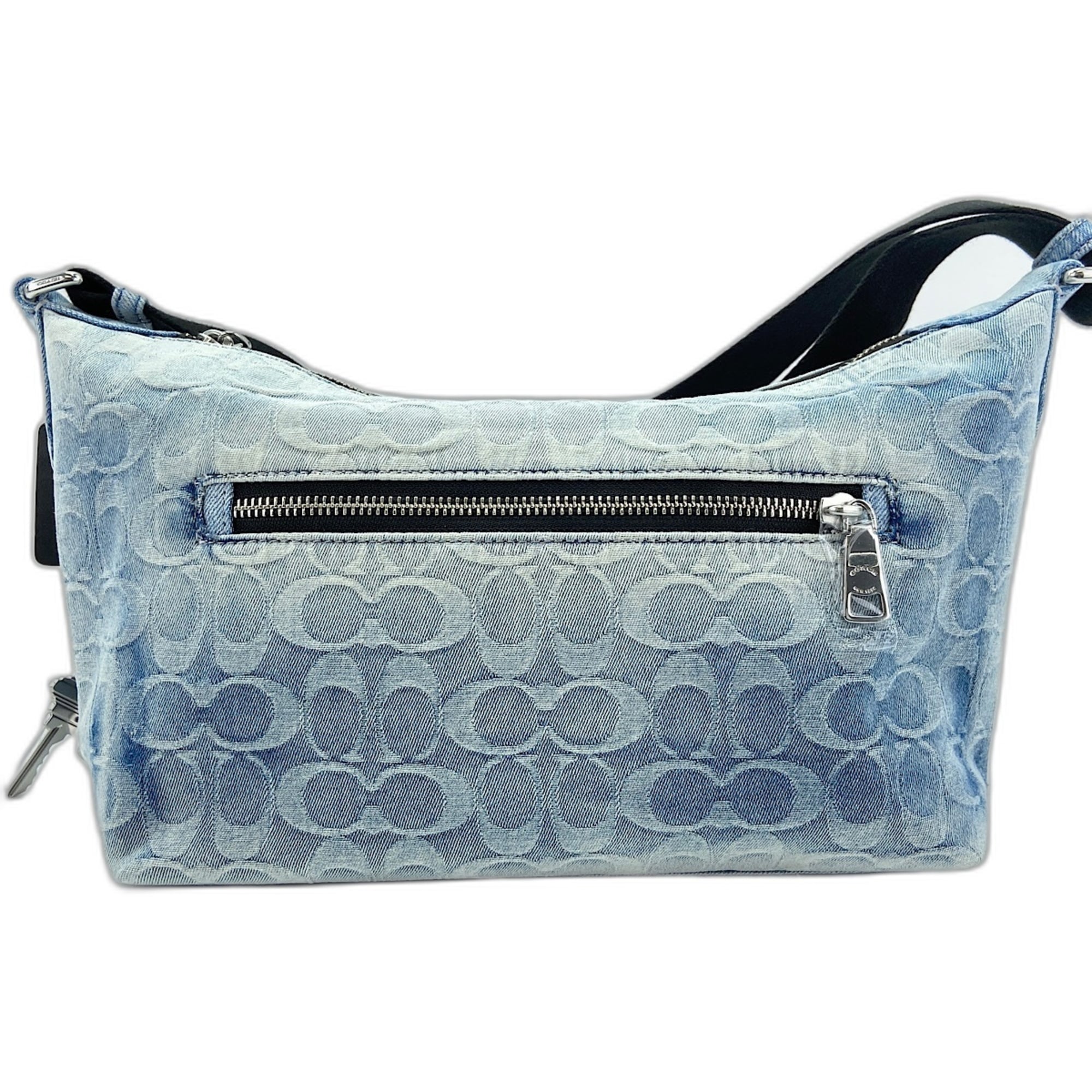 Coach Blue Shoulder Bag (Pre-Owned)