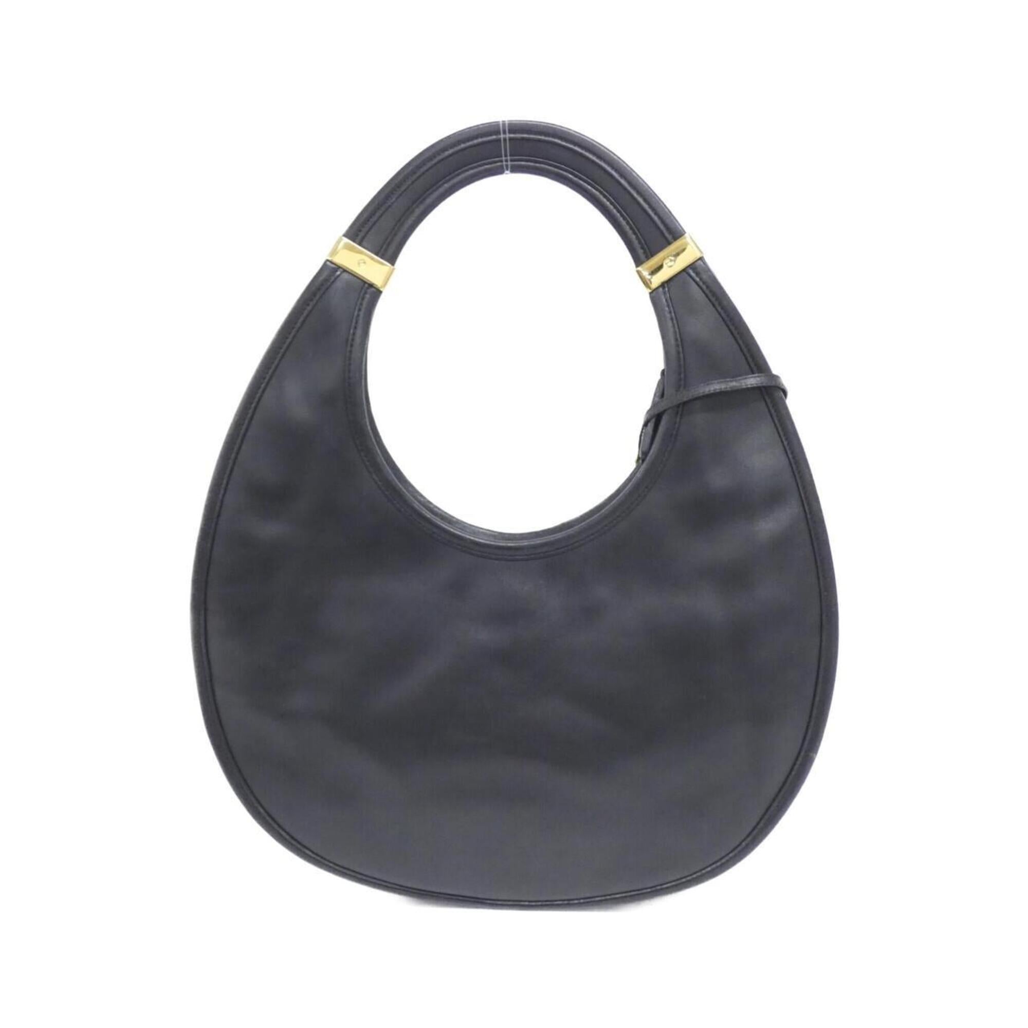 Christian Dior Black Leather Shoulder Bag (Pre-Owned)