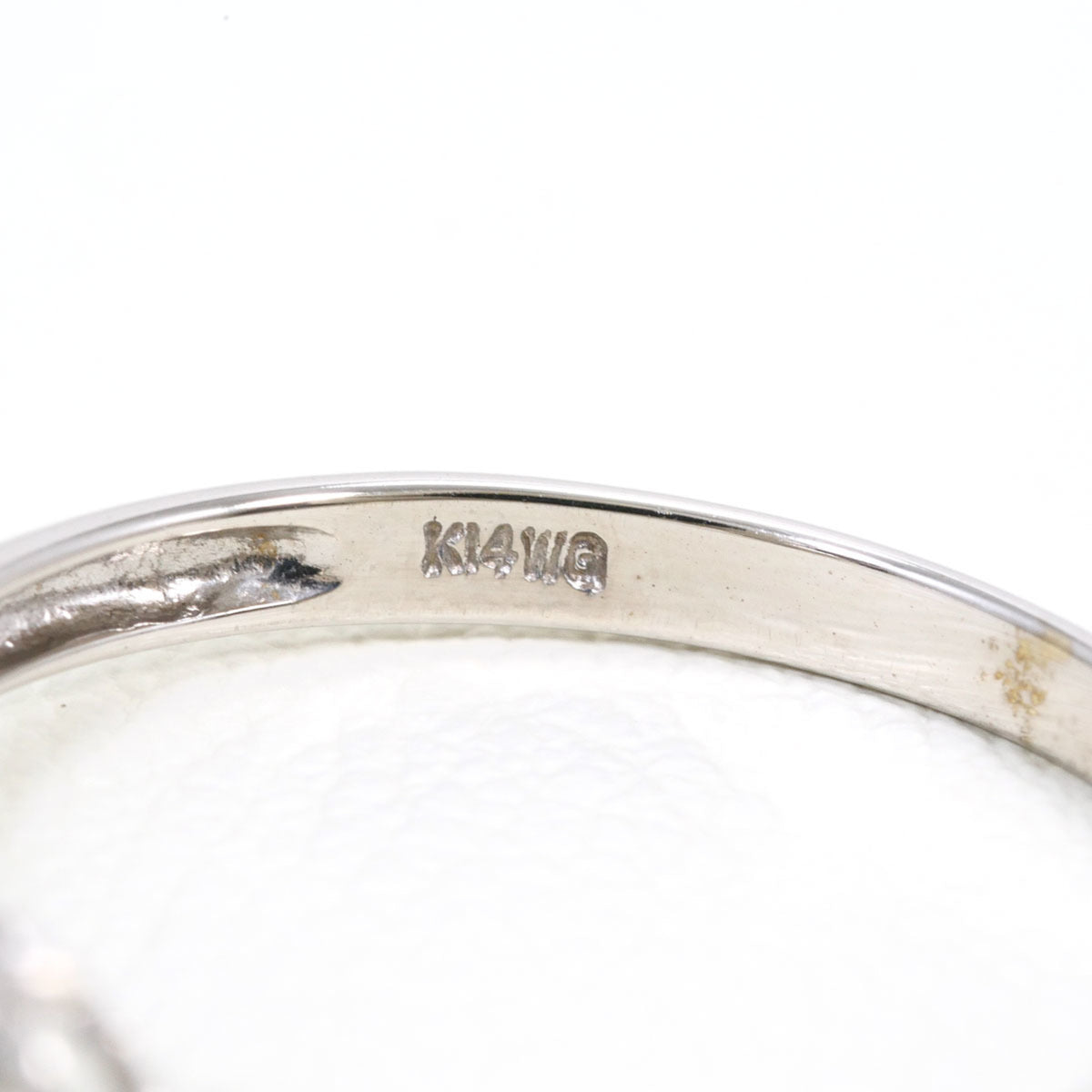 Unbranded White Gold White Gold (14K) Band Ring (Pre-Owned)