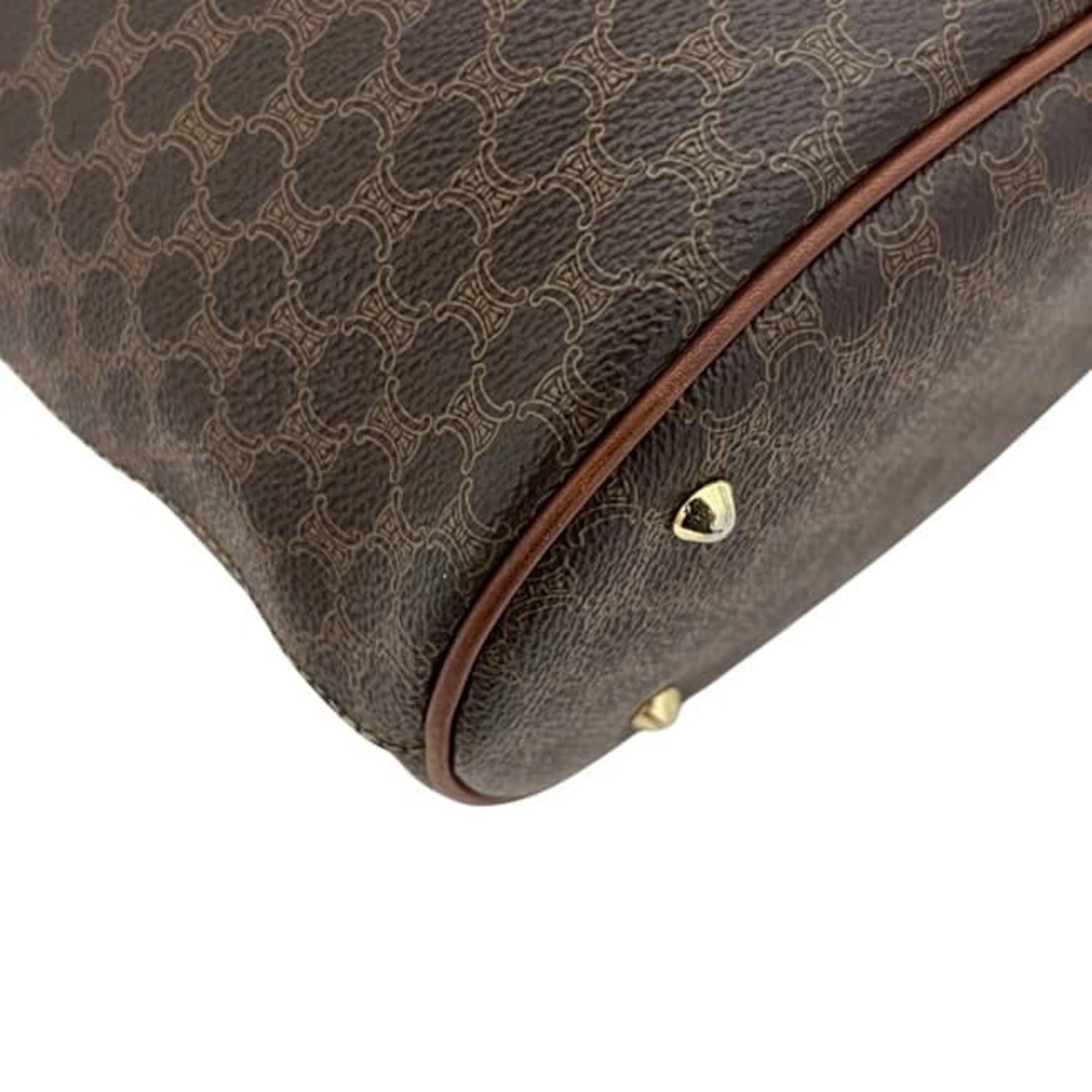 Celine Brown Pvc Leather Tote Bag (Pre-Owned)