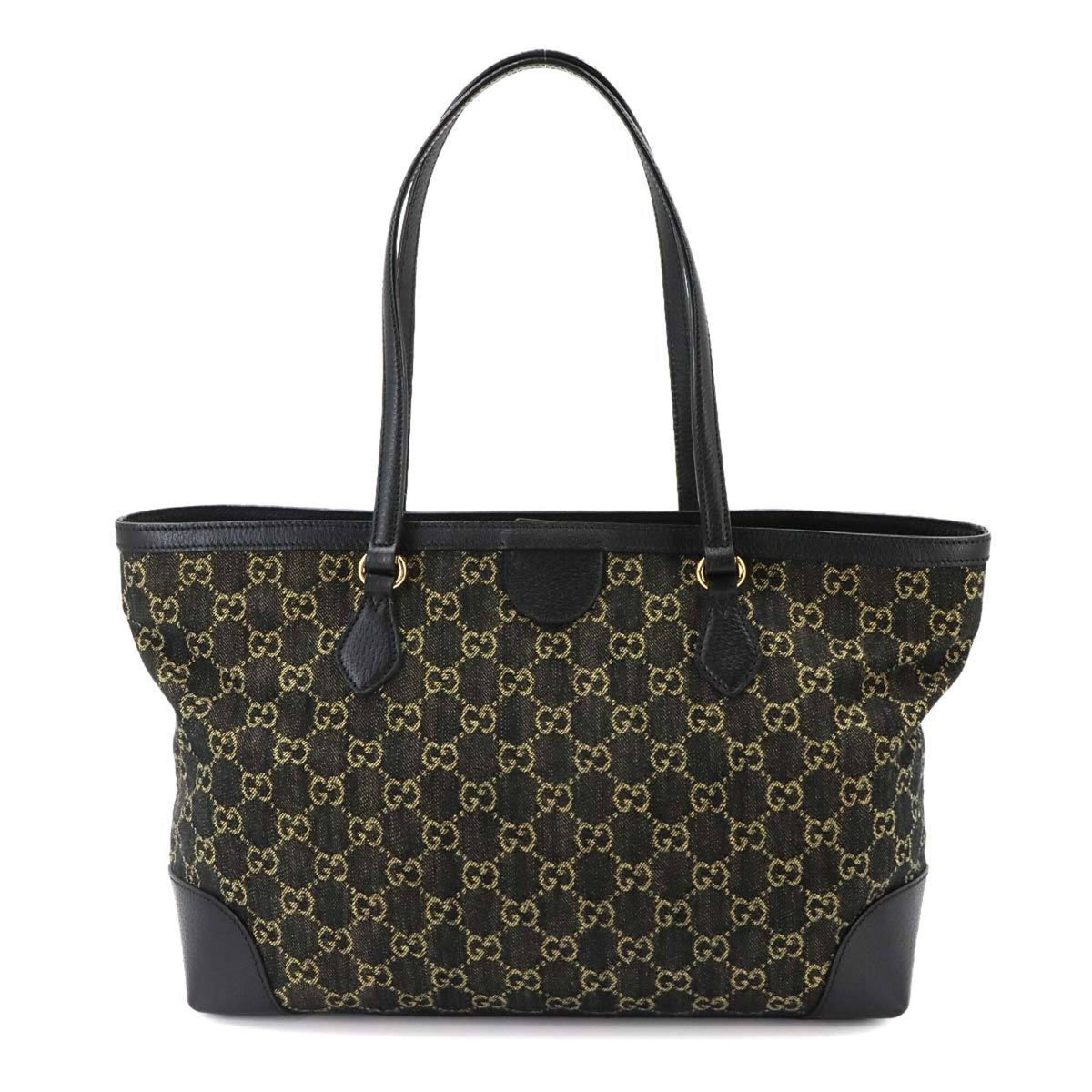 Gucci Ophidia Black Jacquard Handbag Tote Bag (Pre-Owned)