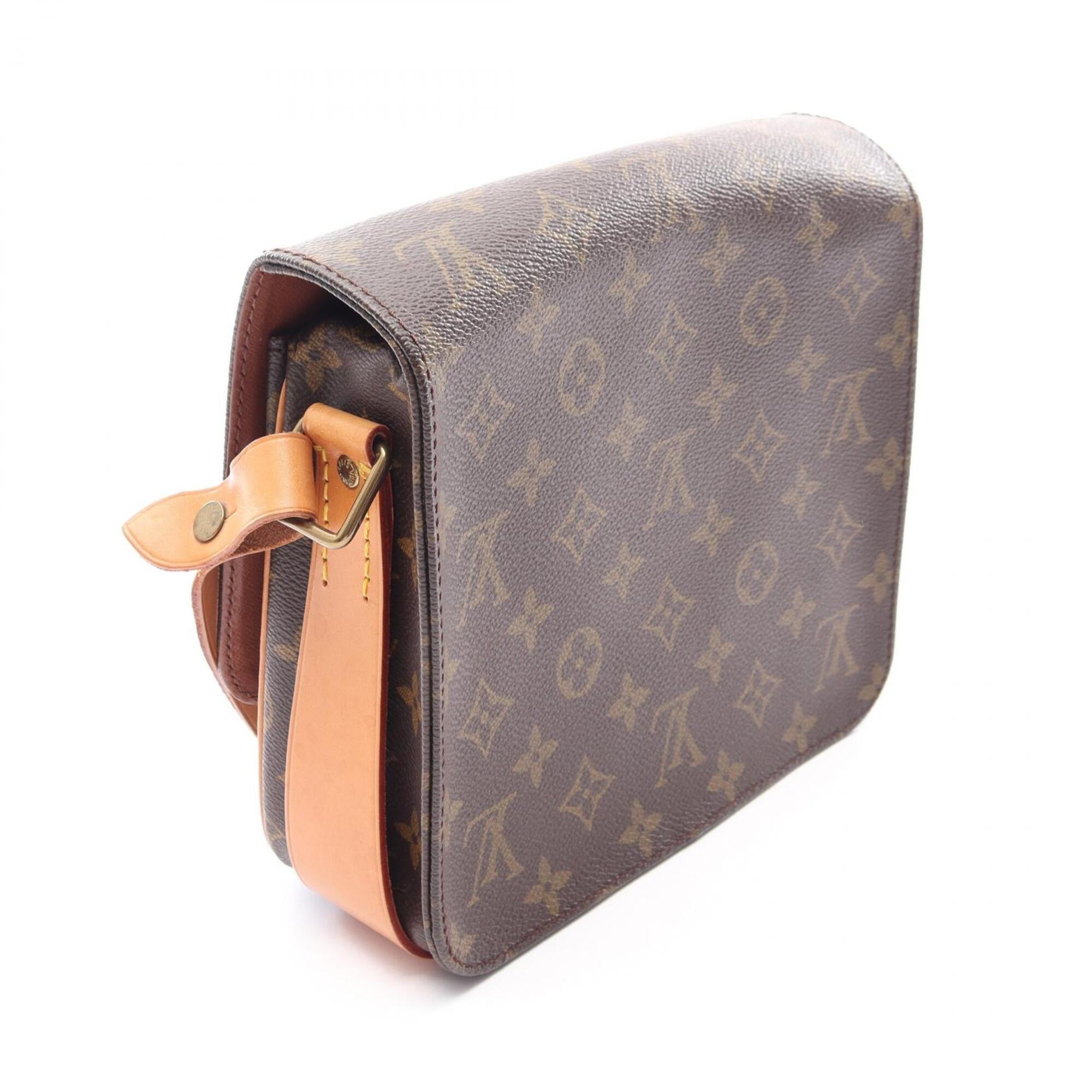 Louis Vuitton Brown Coated Canvas Pvc Monogram Leather Handbag Shoulder Bag (Pre-Owned)
