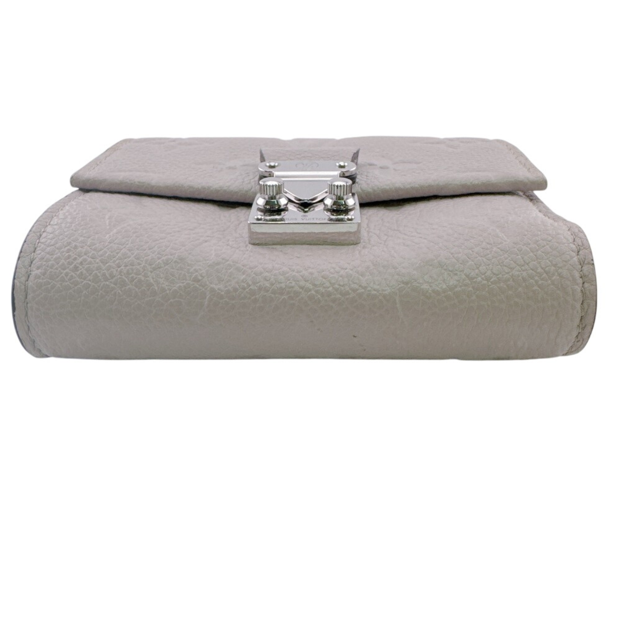 Louis Vuitton Beige Monogram Monogram Empreinte Wallet (Tri-Fold) (Pre-Owned)