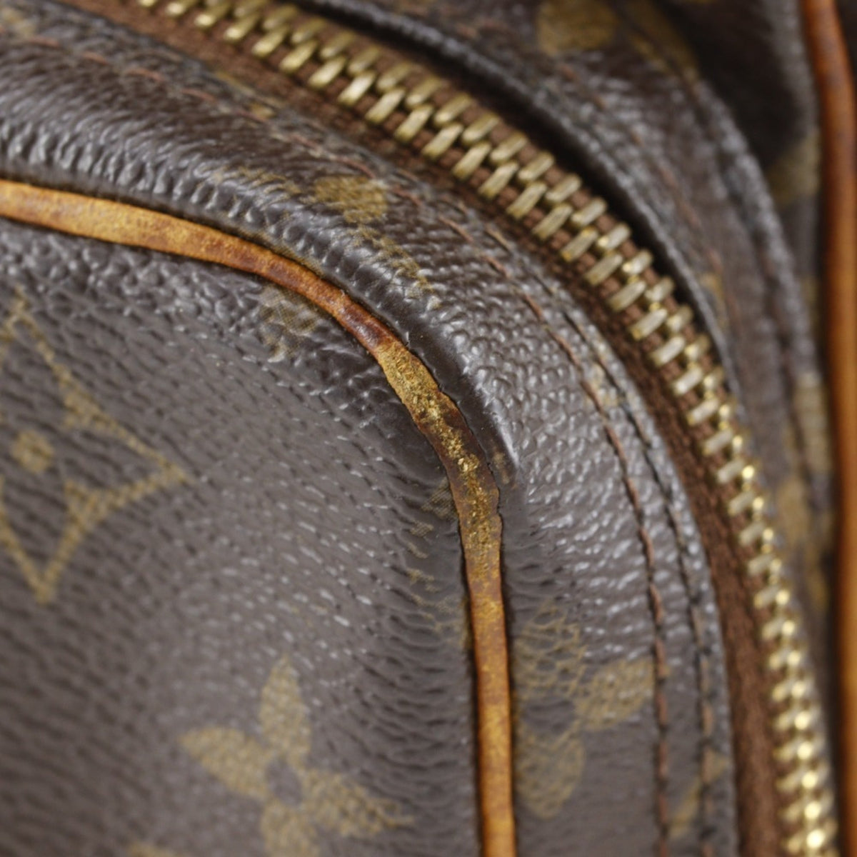 Louis Vuitton Brown Damier Canvas Shoulder Bag (Pre-Owned)