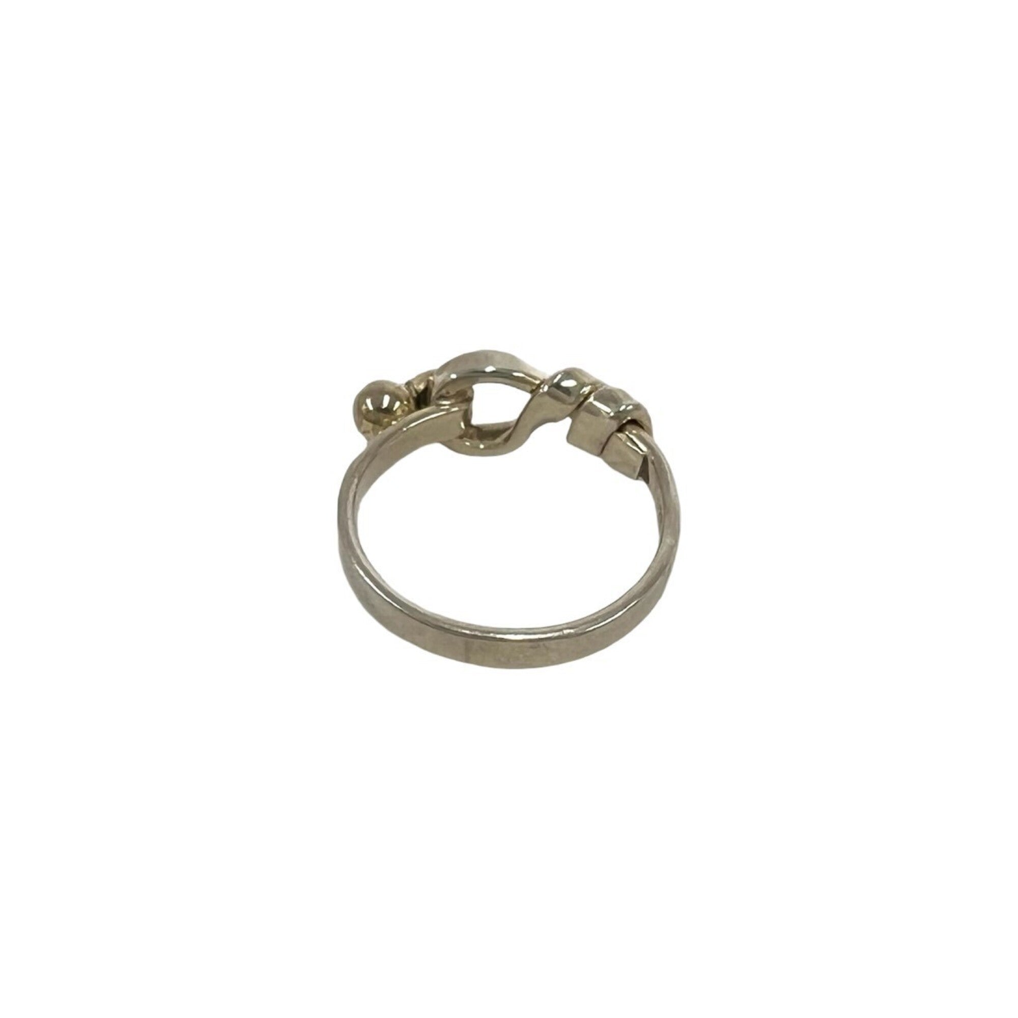 Tiffany Gold Silver Yellow Gold (18K) Silver 925 Band Ring (Pre-Owned)
