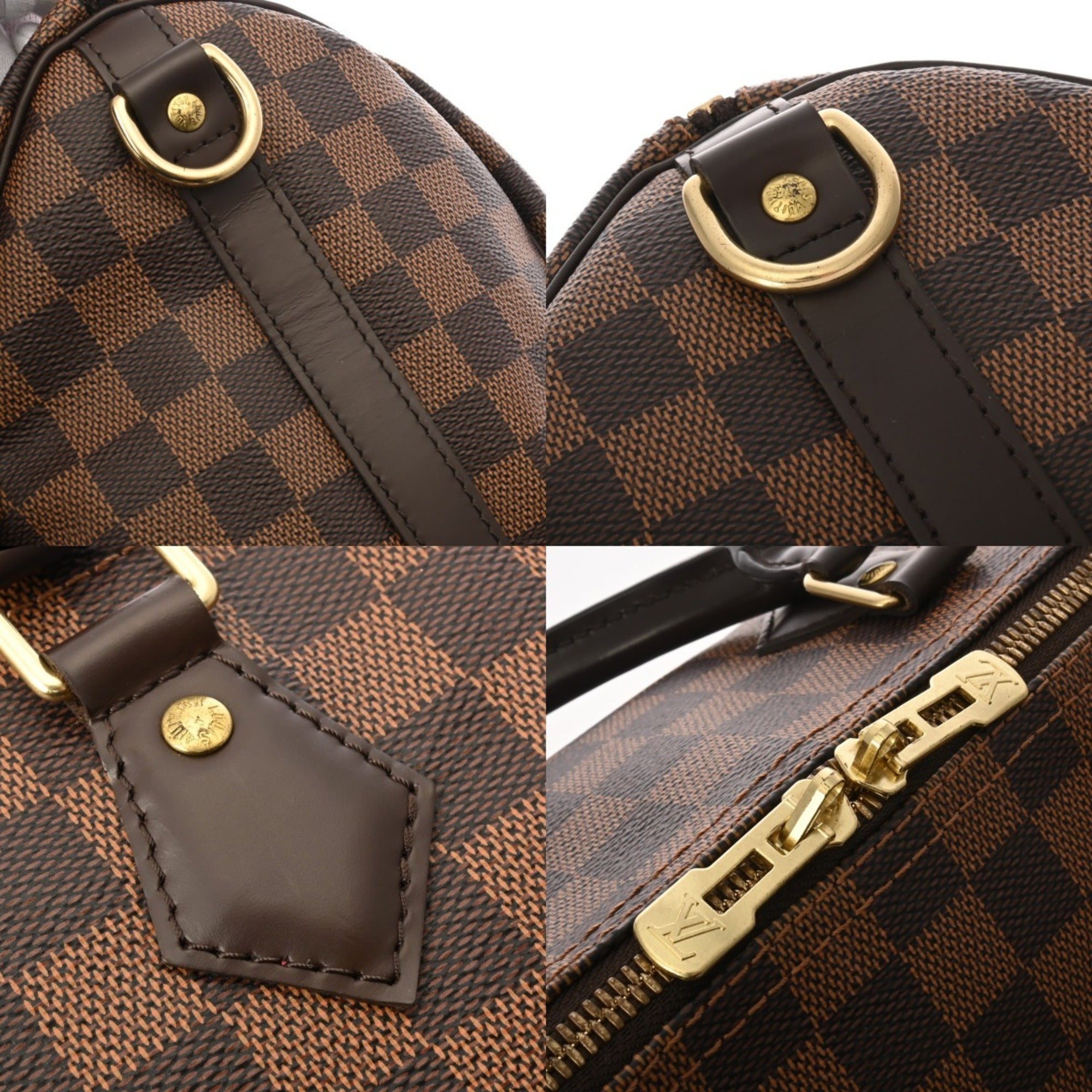 Louis Vuitton Brown Ebene Damier Canvas Handbag (Pre-Owned)